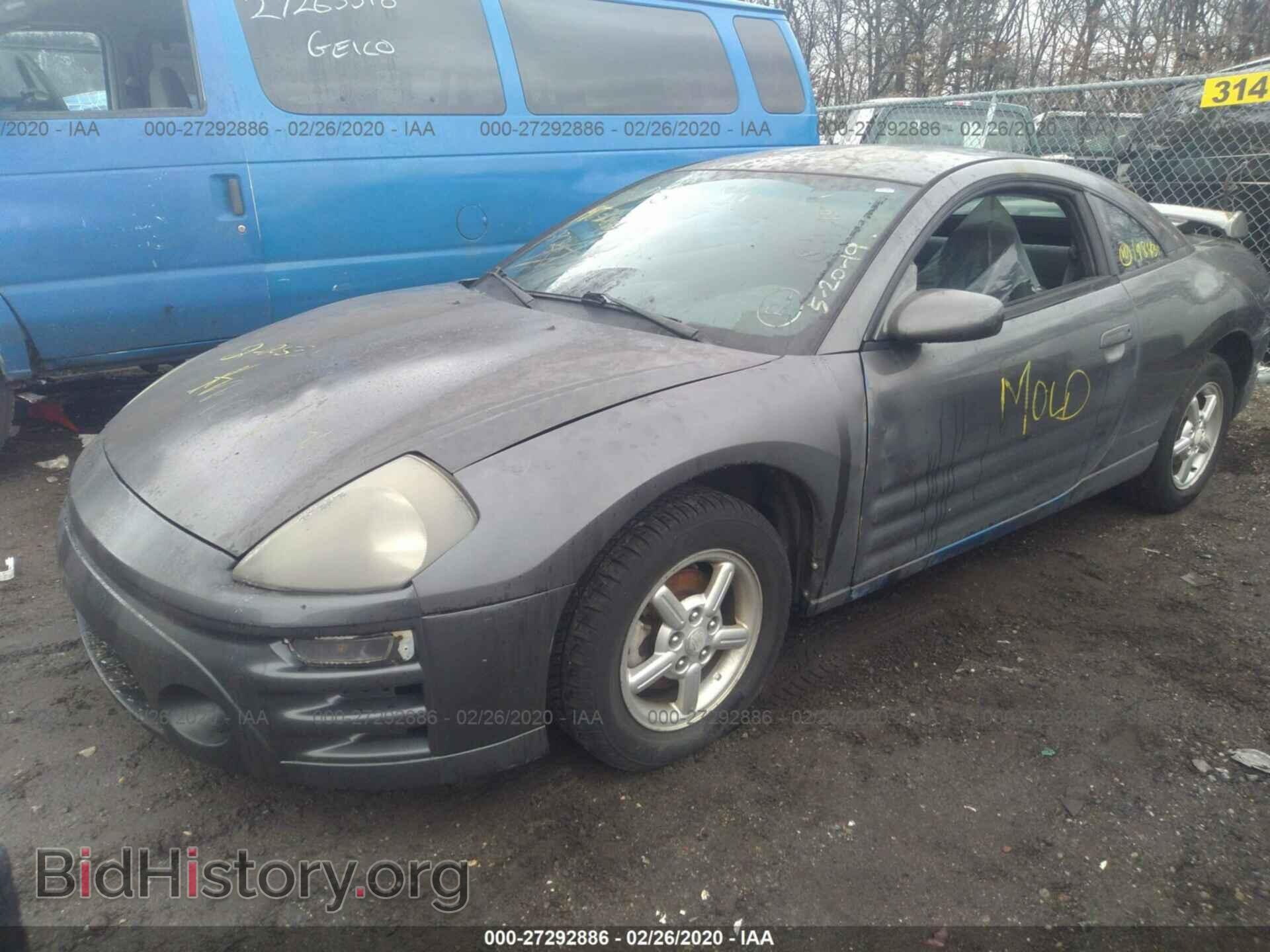 2003 MITSUBISHI ECLIPSE - VIN: 4A3AC34GX3E001522 - Фото 2