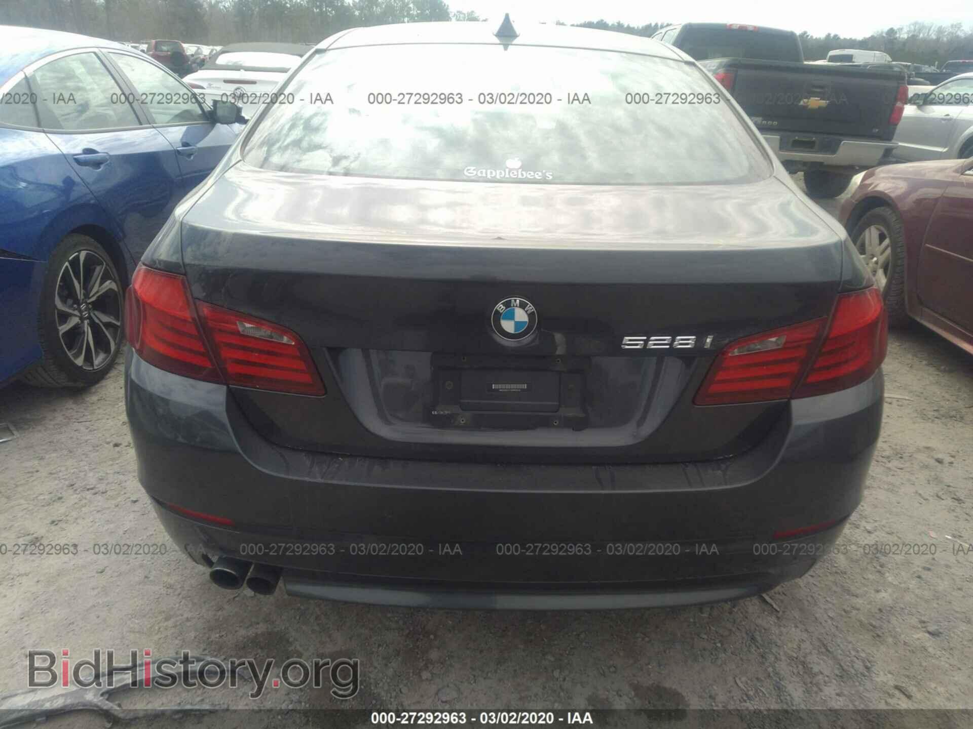 2012 BMW 528 - VIN: WBAXH5C51CDW05618 - Фото 6