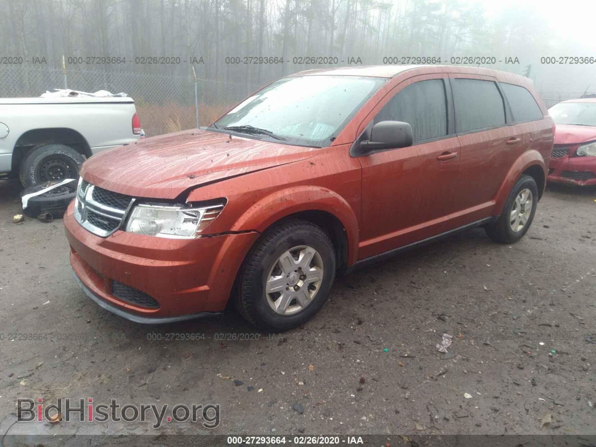 2012 DODGE JOURNEY - VIN: 3C4PDCAB2CT306791 - Фото 2