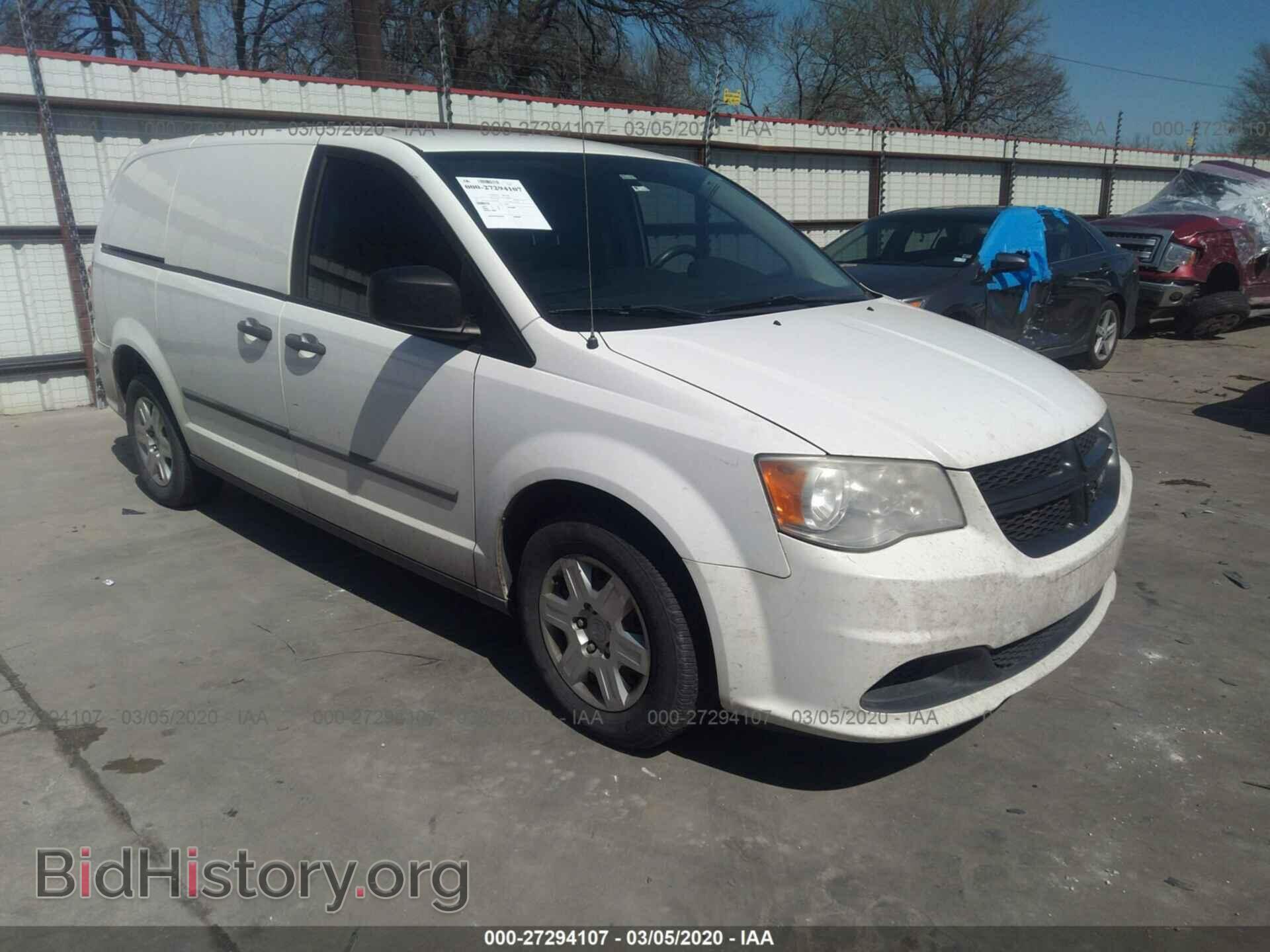 Photo 2C4RDGAG4CR257835 - DODGE RAM VAN 2012