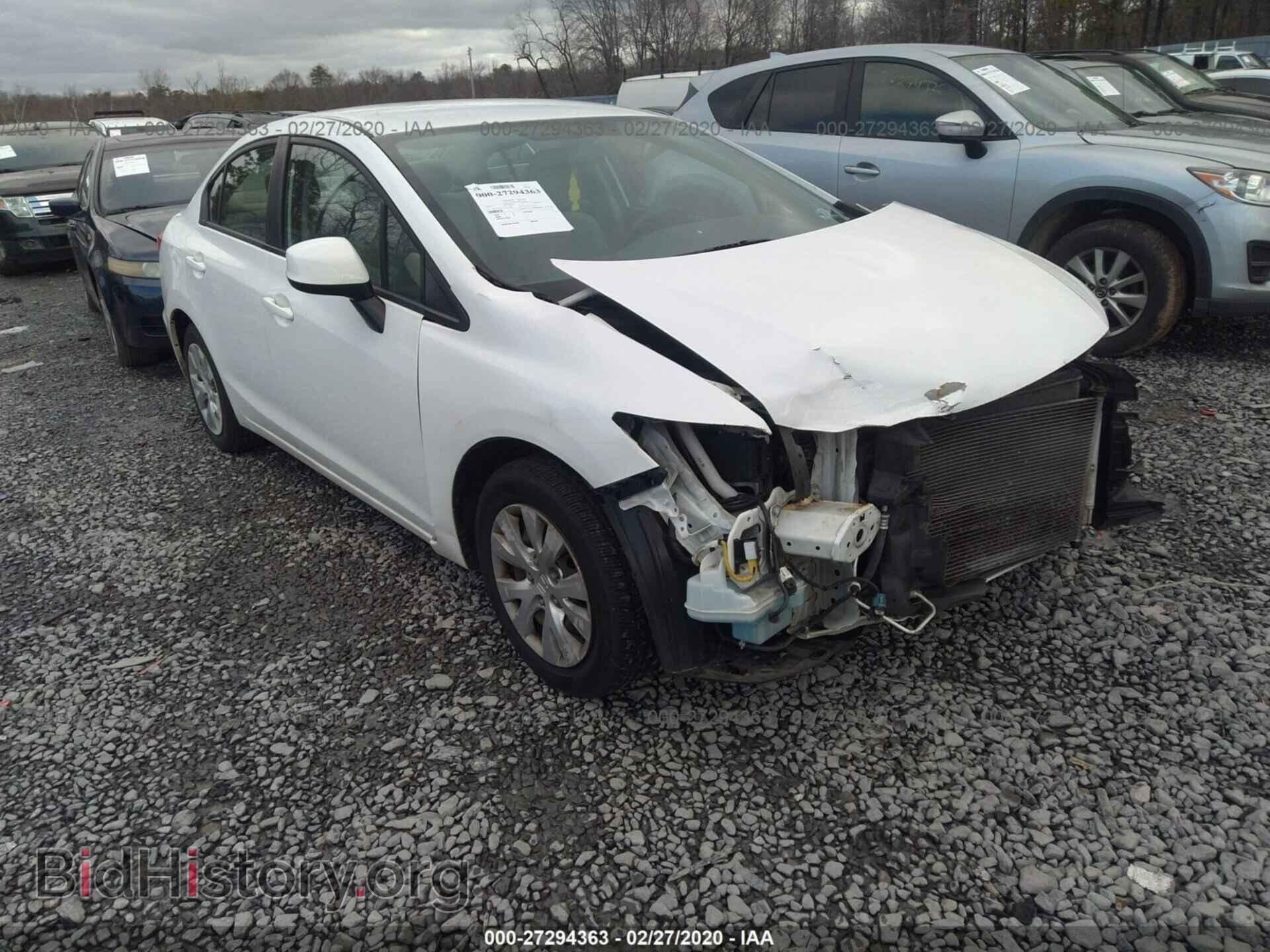Фотография 2HGFB2F54CH561404 - HONDA CIVIC 2012