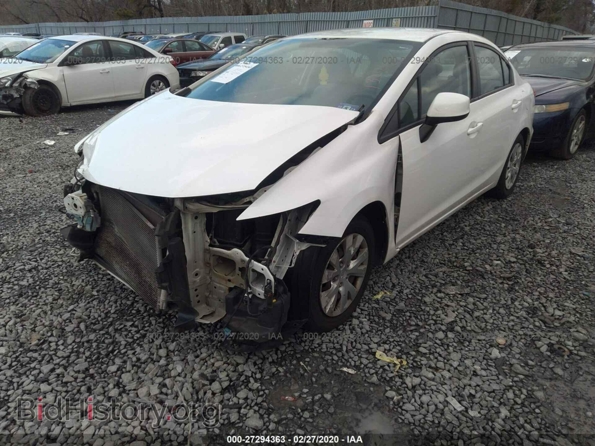 2012 HONDA CIVIC - VIN: 2HGFB2F54CH561404 - Photo 2