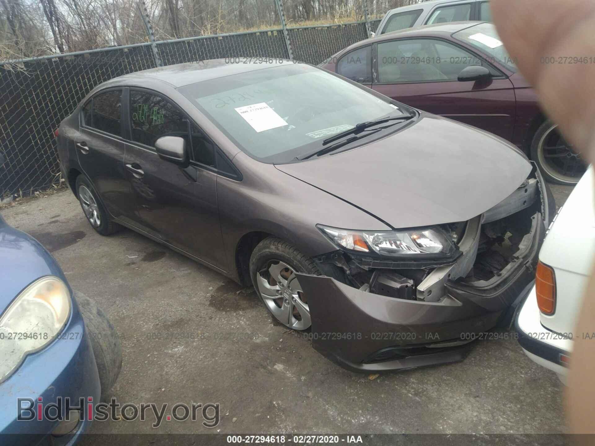 Фотография 19XFB2F55EE055822 - HONDA CIVIC 2014