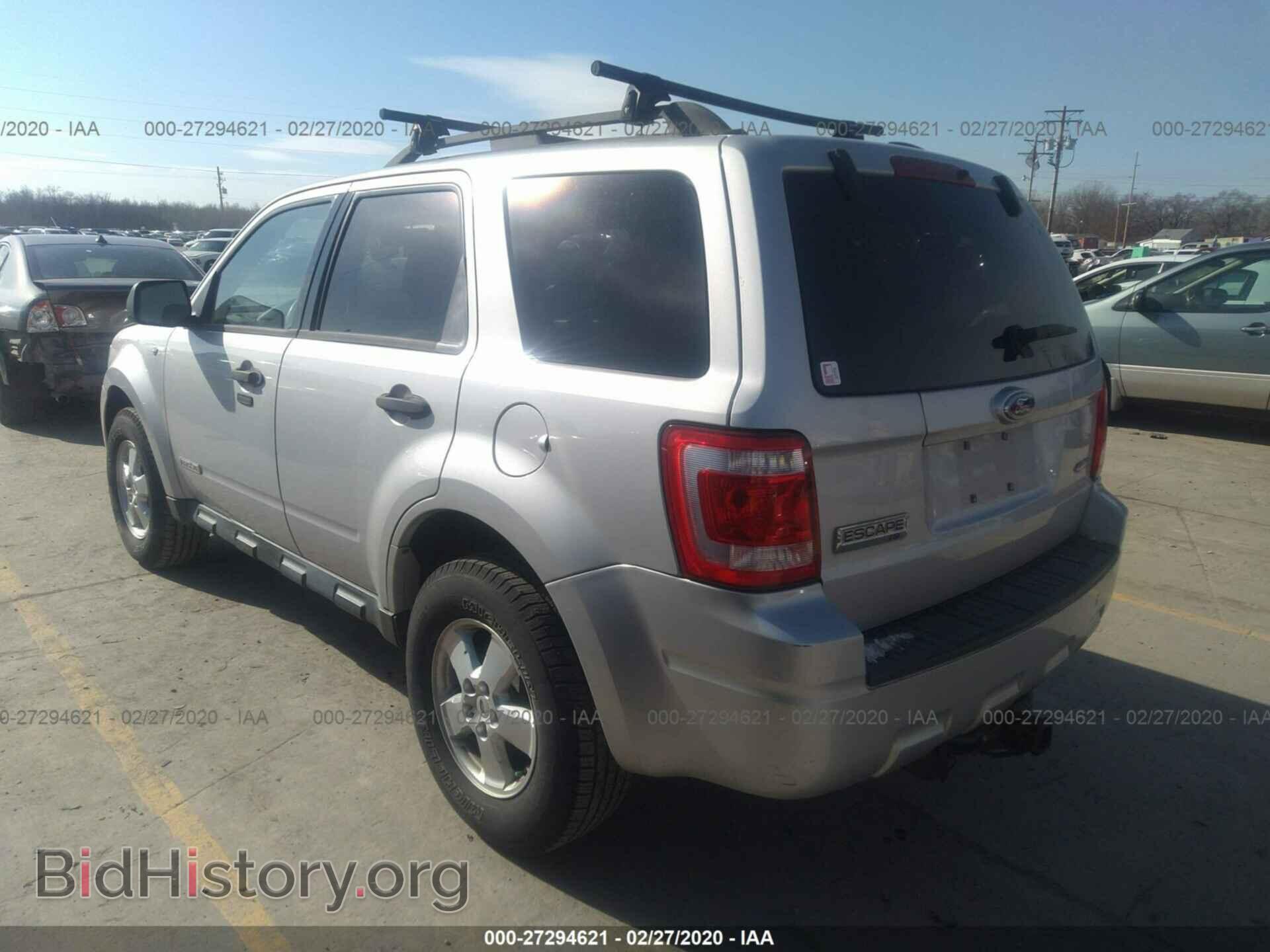 2008 FORD ESCAPE - VIN: 1FMCU93138KD06180 - Фото 3