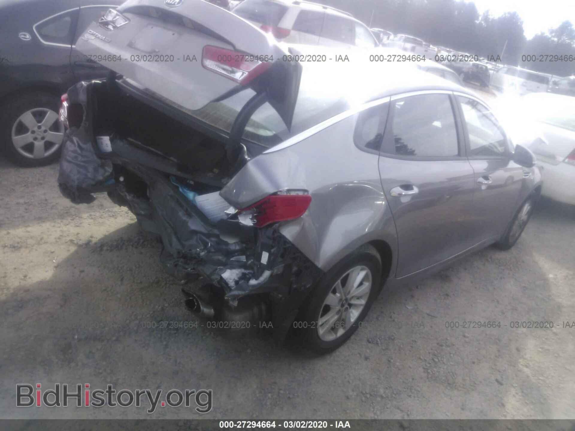 2016 KIA OPTIMA - VIN: 5XXGT4L35GG109050 - Фото 4