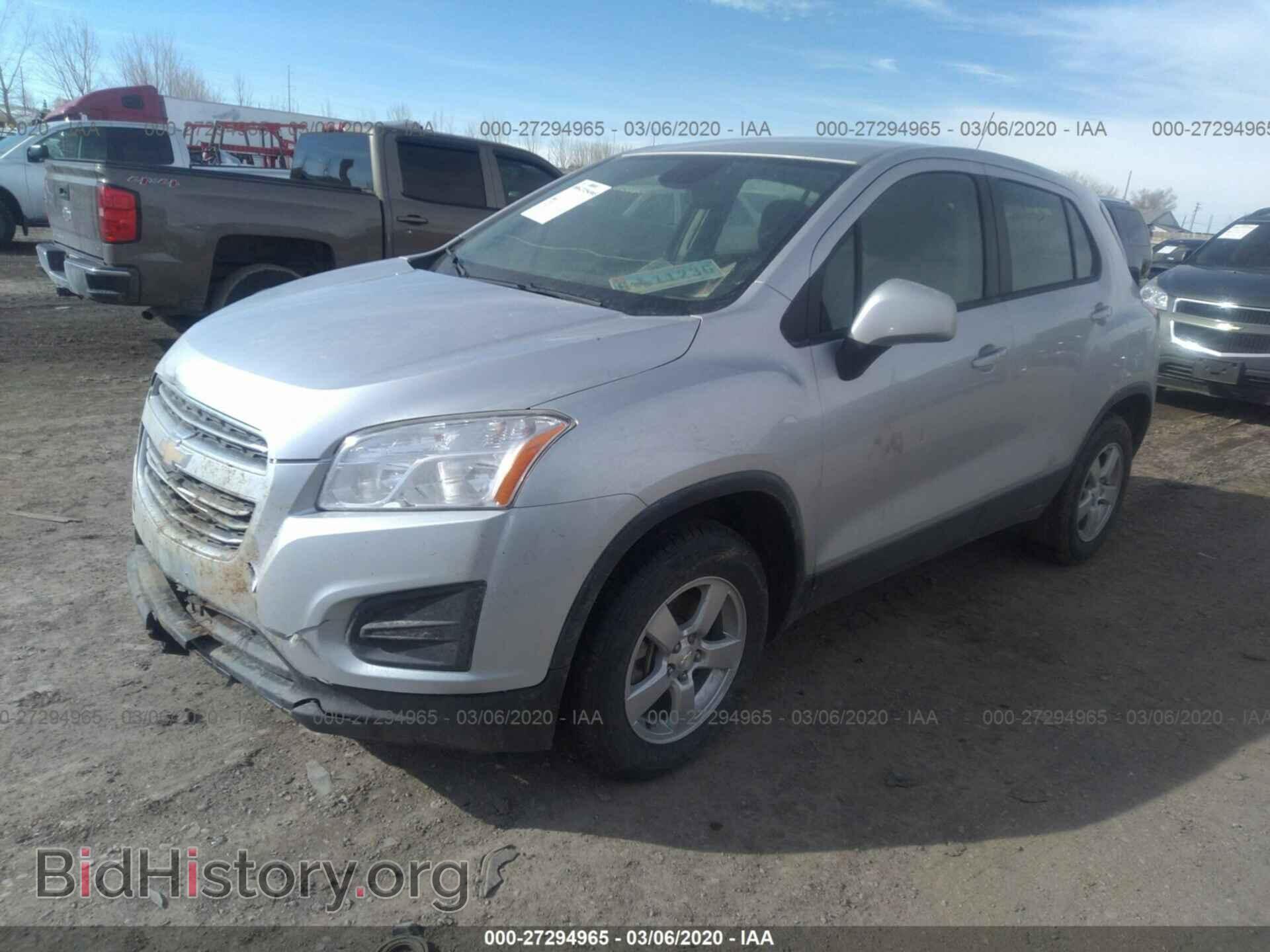 2015 CHEVROLET TRAX - VIN: KL7CJPSB1FB115380 - Фото 2