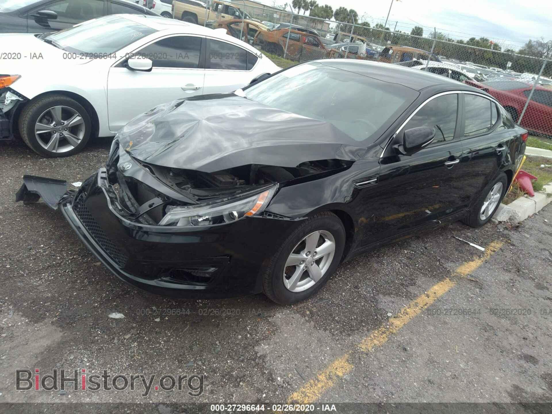 2014 KIA OPTIMA - VIN: 5XXGM4A71EG262704 - Фото 2