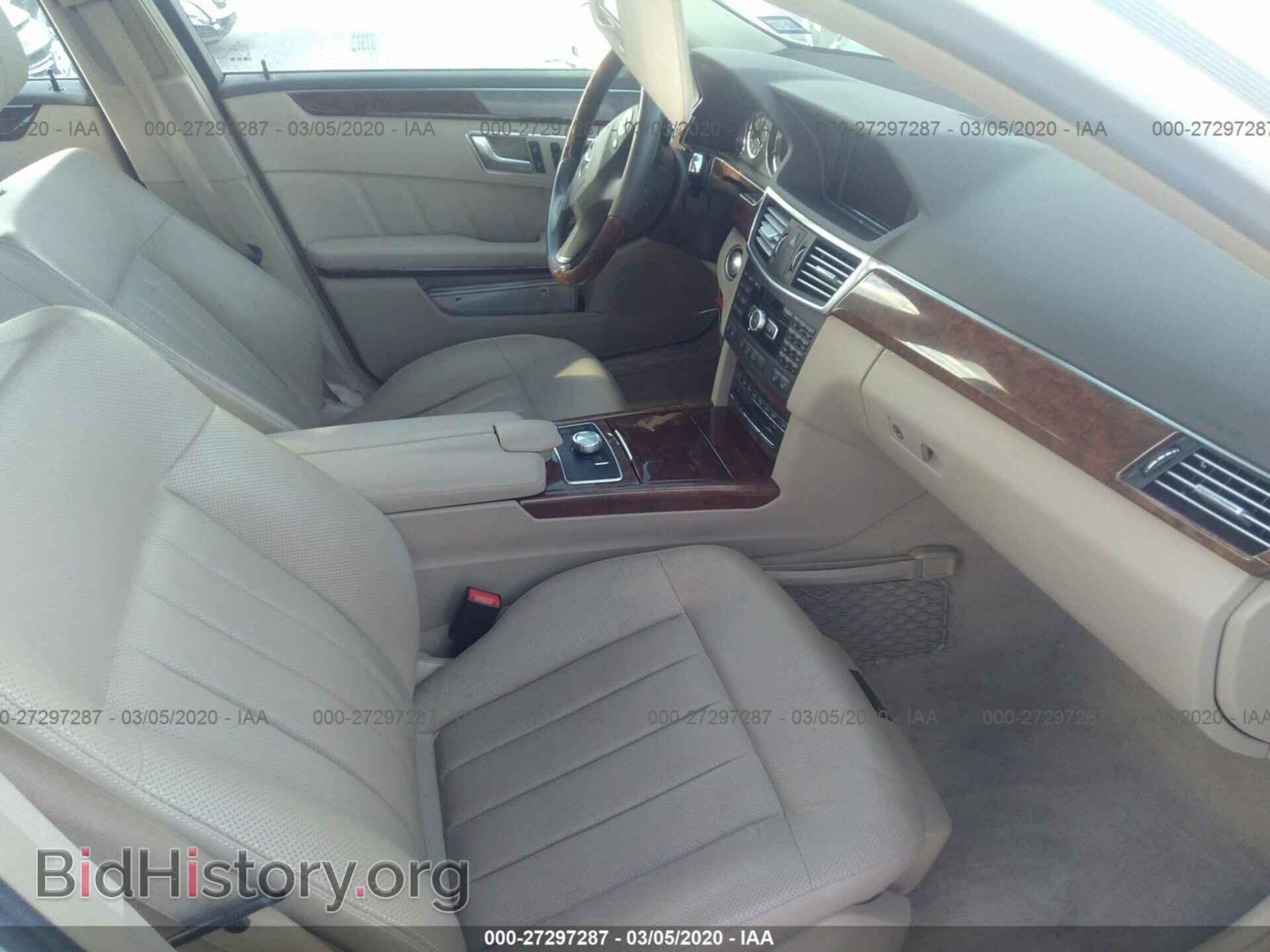 2013 MERCEDES-BENZ E - VIN: WDDHF5KB4DA716564 - Фото 5