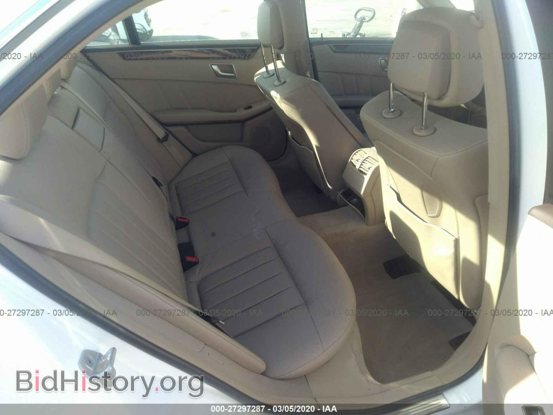 2013 MERCEDES-BENZ E - VIN: WDDHF5KB4DA716564 - Фото 8