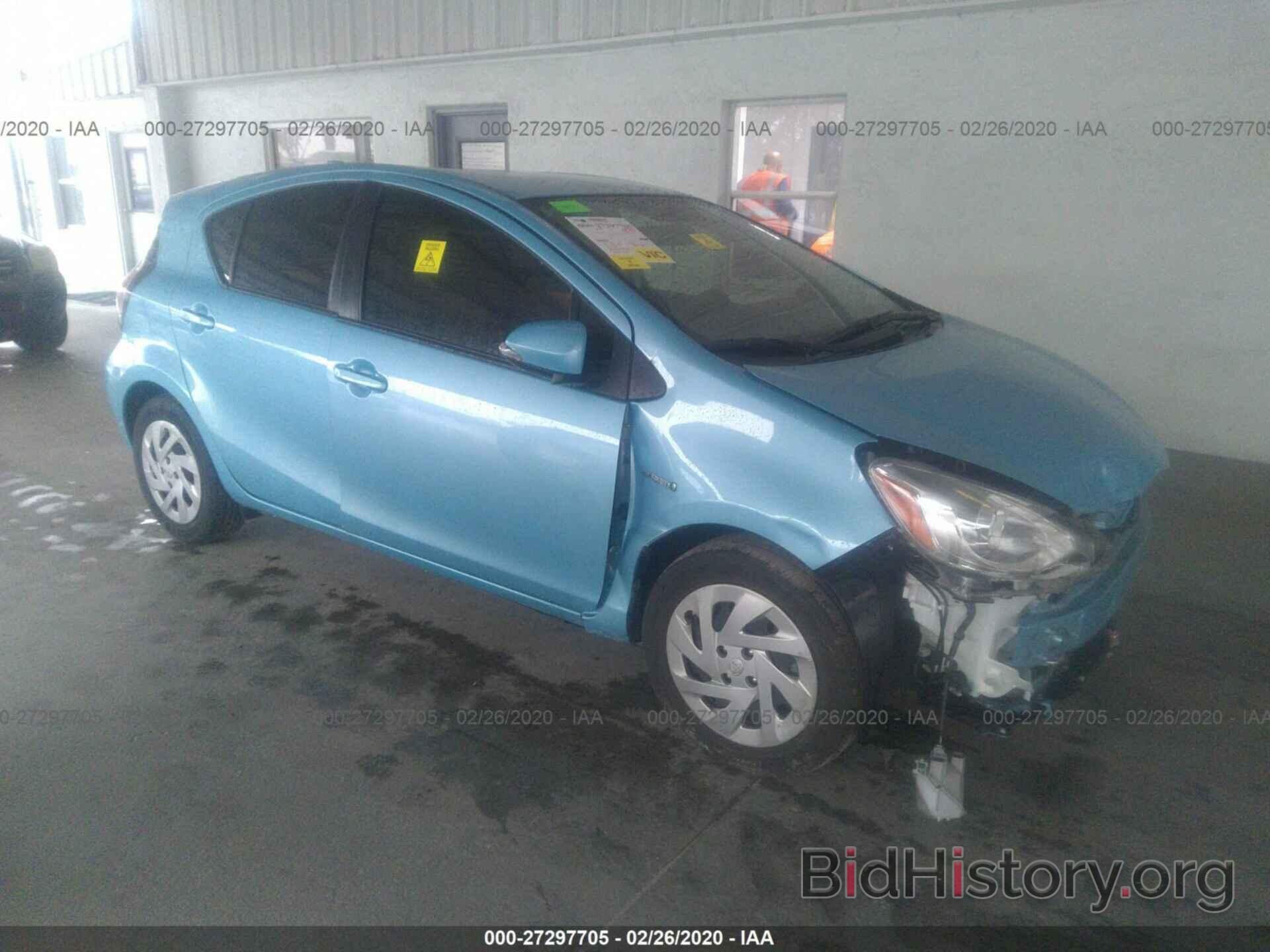 Photo JTDKDTB3XG1135349 - TOYOTA PRIUS C 2016