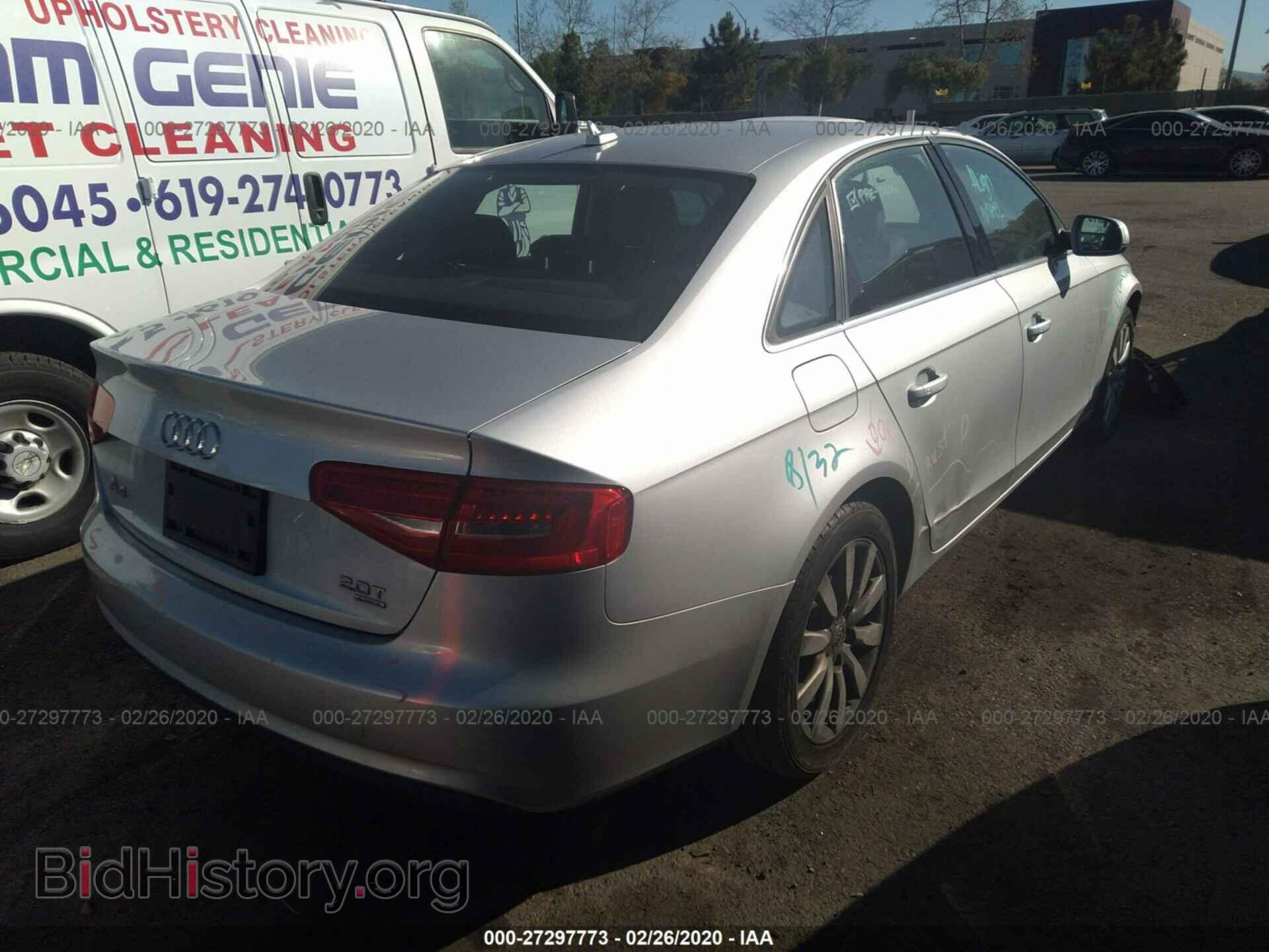 2013 AUDI A4 - VIN: WAUBFAFL7DN004163 - Photo 4