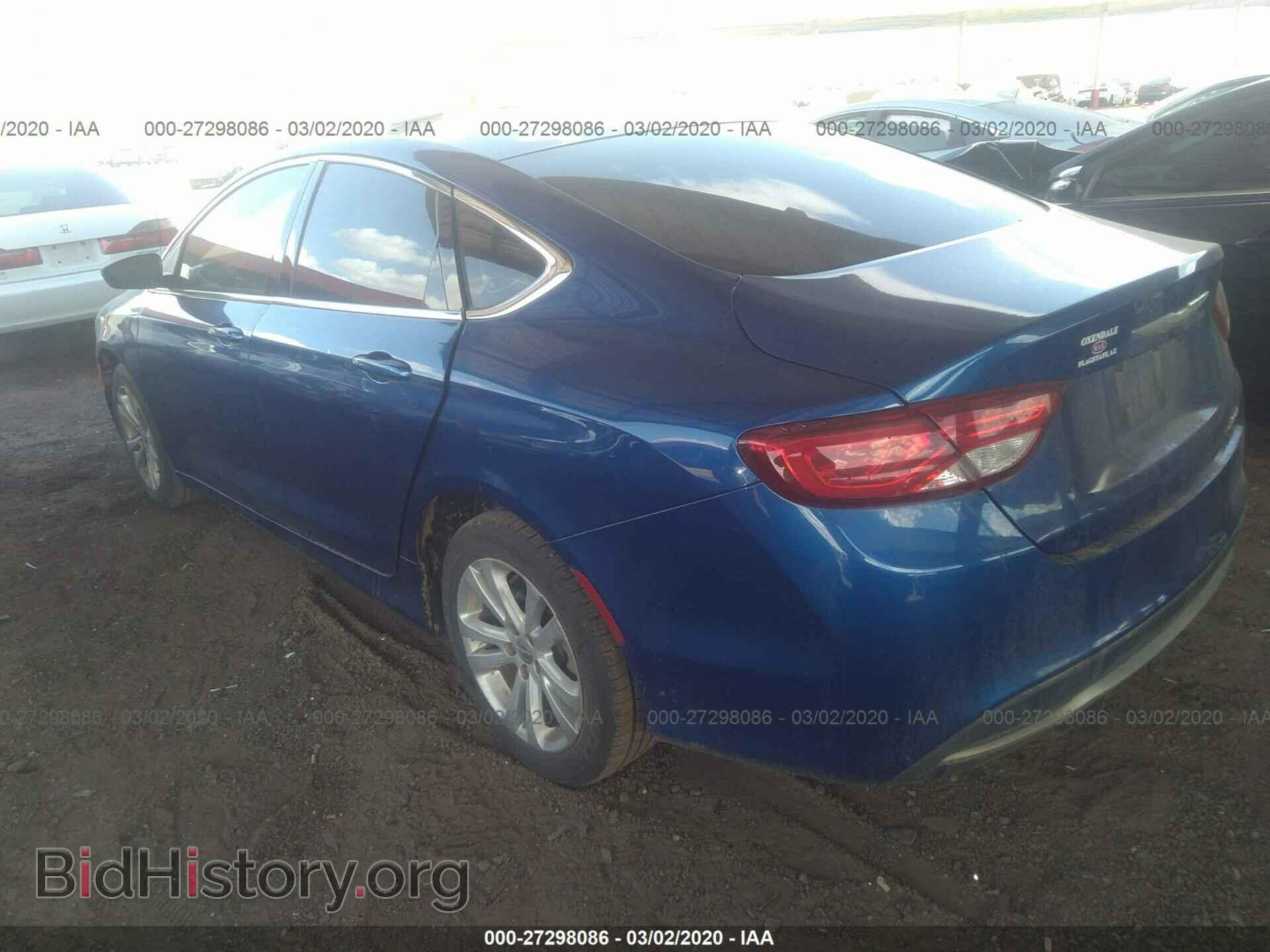 2015 CHRYSLER 200 - VIN: 1C3CCCABXFN722551 - Фото 3