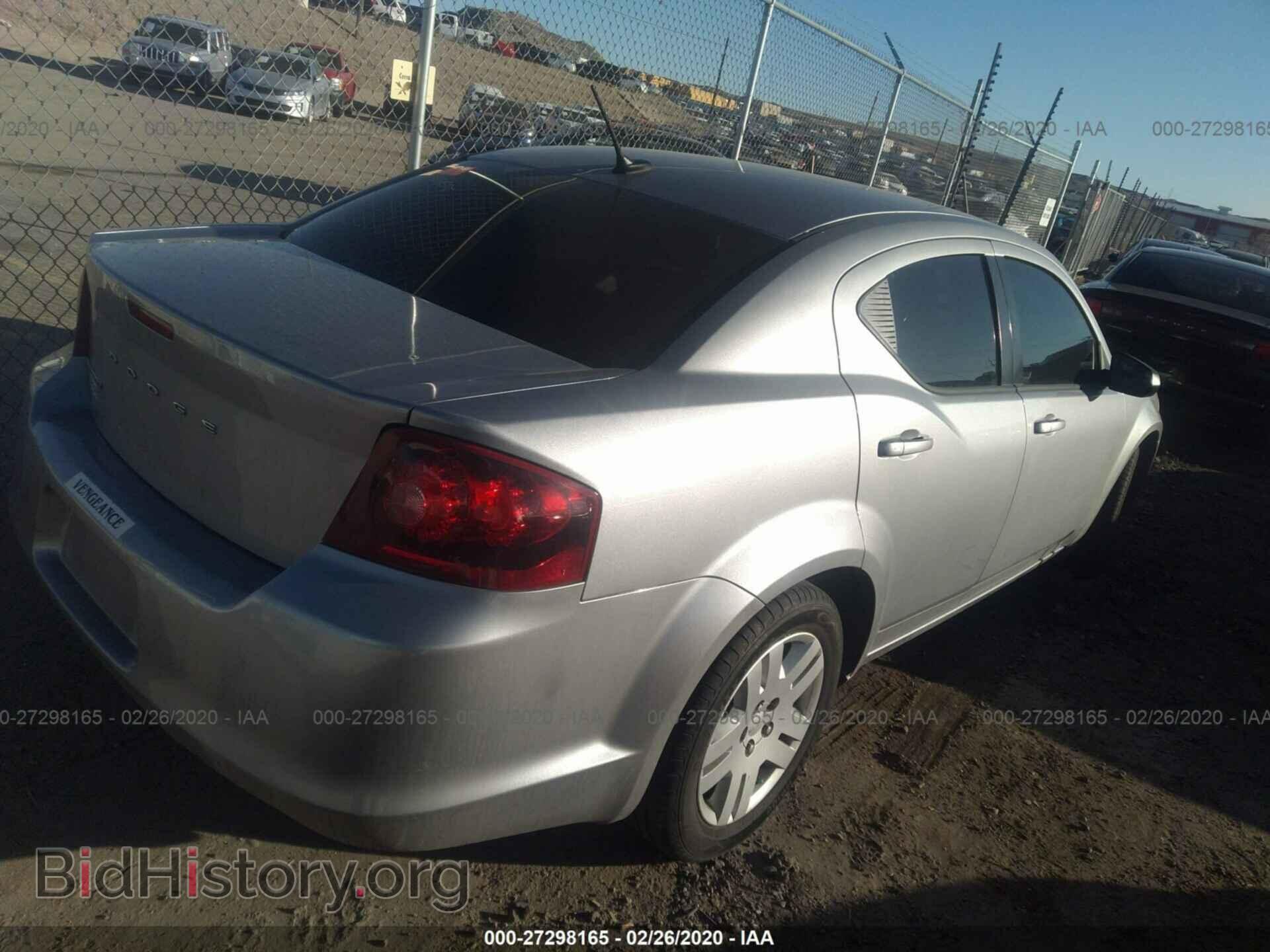 2013 DODGE AVENGER - VIN: 1C3CDZAB1DN628667 - Фото 4