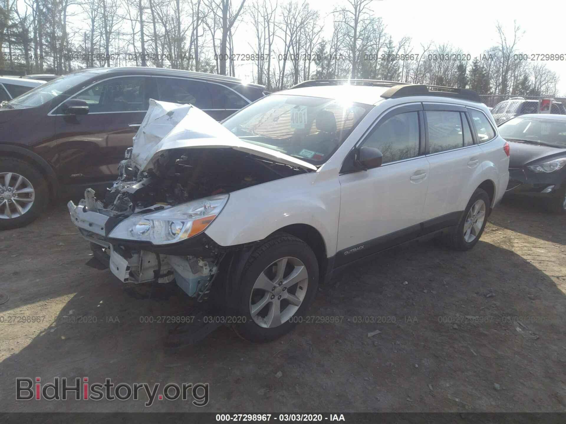 2014 SUBARU OUTBACK - VIN: 4S4BRBACXE3238474 - Фото 2