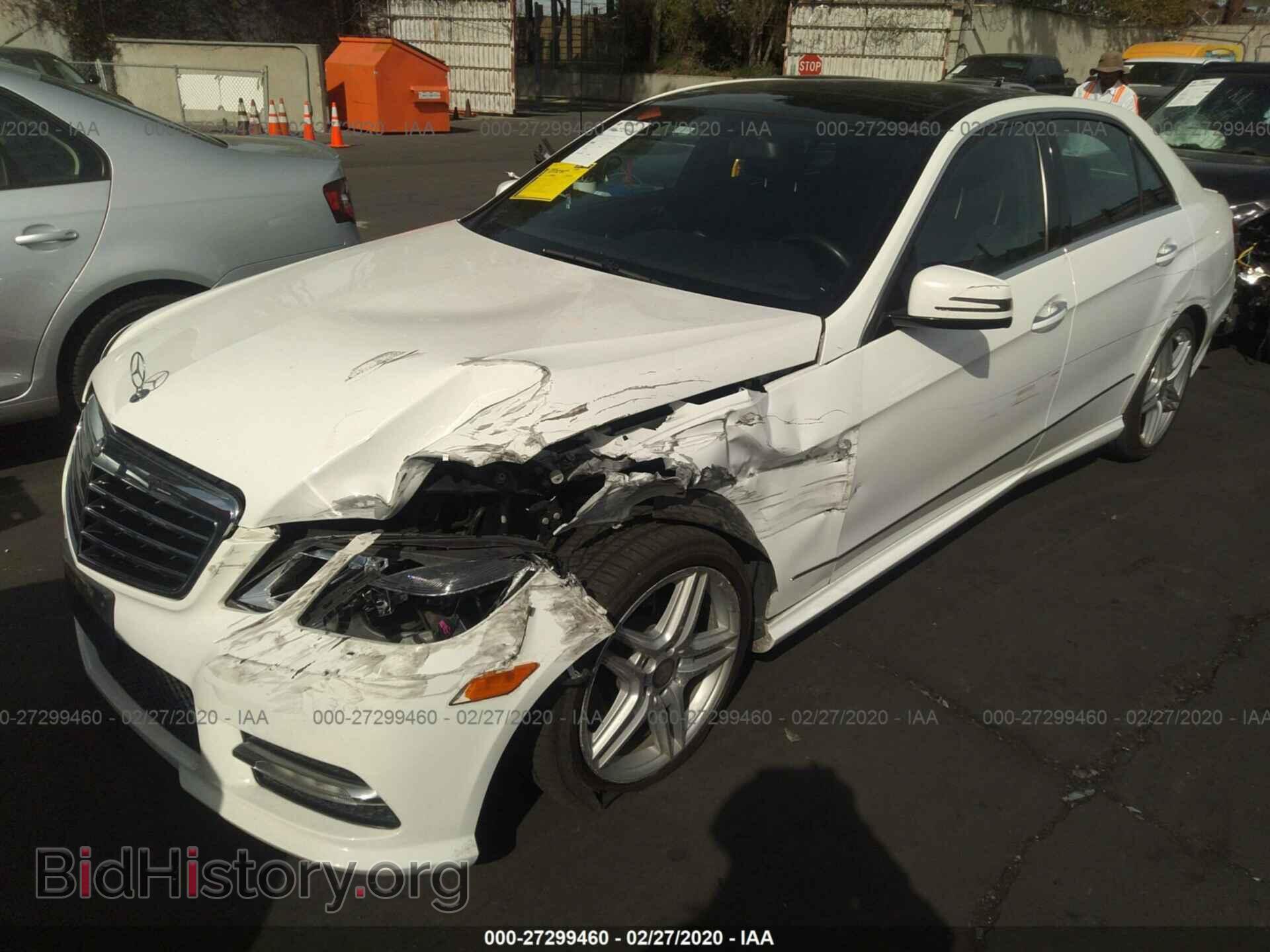 2013 MERCEDES-BENZ E - VIN: WDDHF5KB6DA737206 - Фото 2