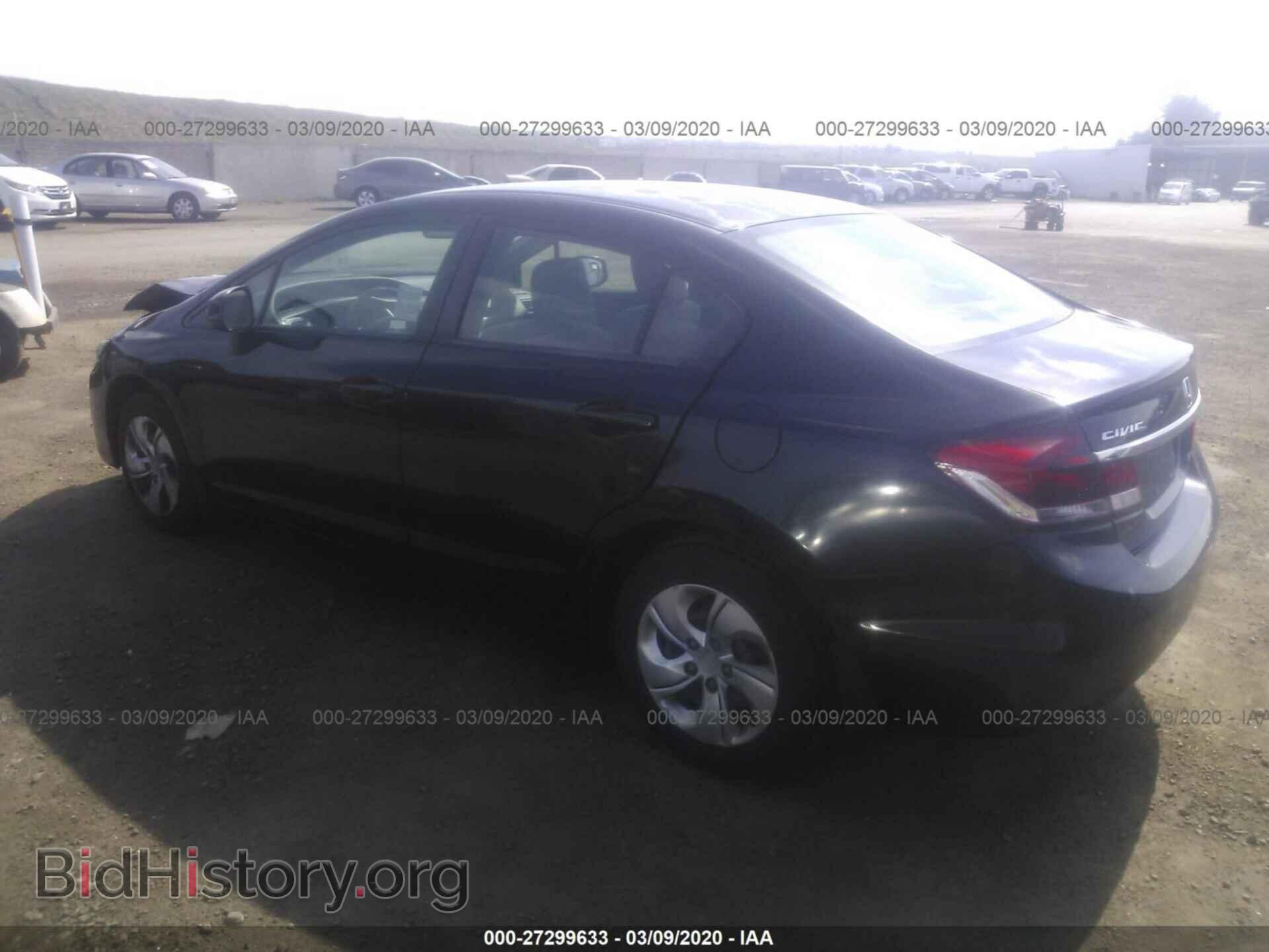 2013 HONDA CIVIC - VIN: 2HGFB2F54DH509739 - Фото 3