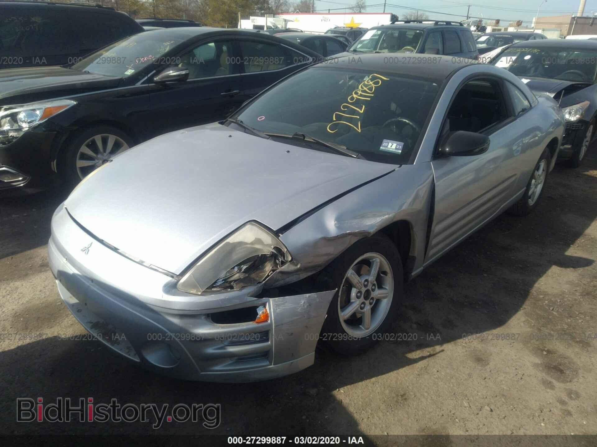 2003 MITSUBISHI ECLIPSE - VIN: 4A3AC34G93E035337 - Фото 2