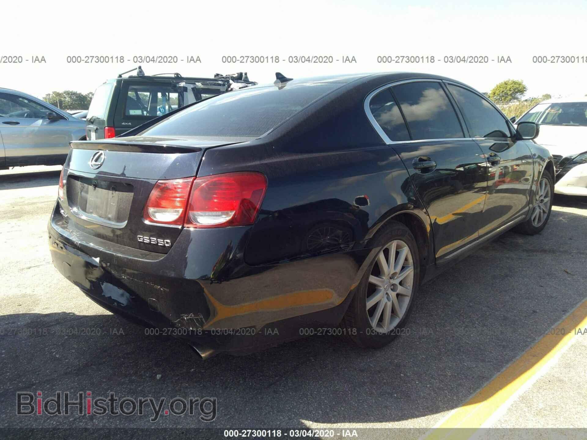 2007 LEXUS GS - VIN: JTHCE96S870003040 - Фото 4