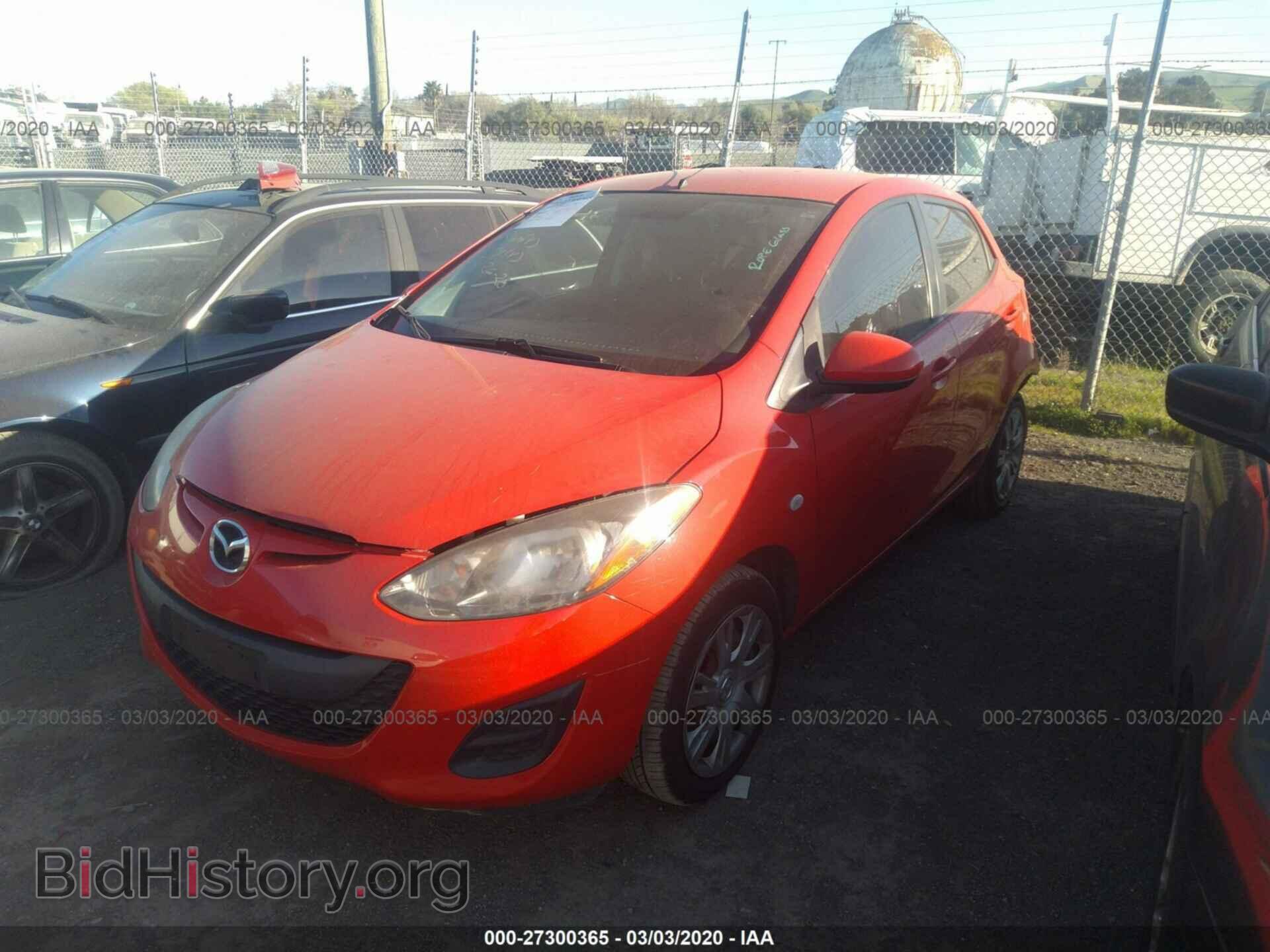 2011 MAZDA MAZDA2 - VIN: JM1DE1HZ2B0130697 - Фото 2