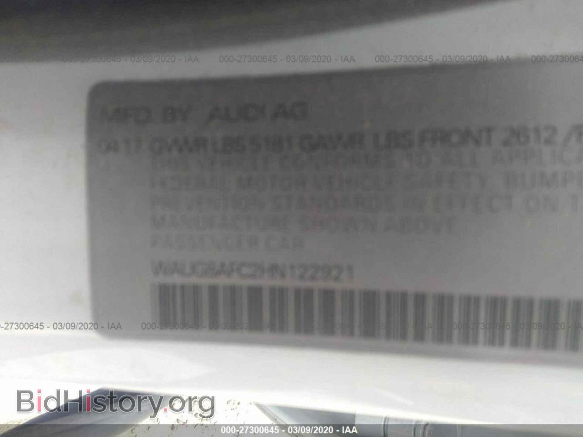 2017 AUDI A6 - VIN: WAUG8AFC2HN122921 - Фото 9