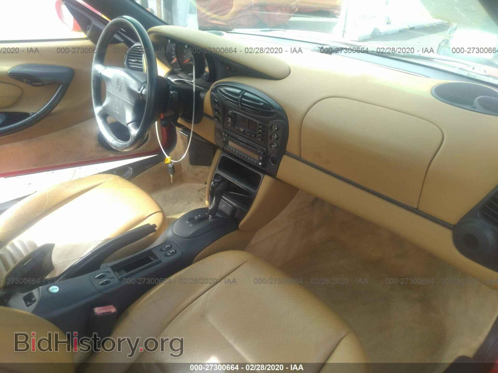 1998 PORSCHE BOXSTER - VIN: WP0CA2989WS620504 - Фото 5