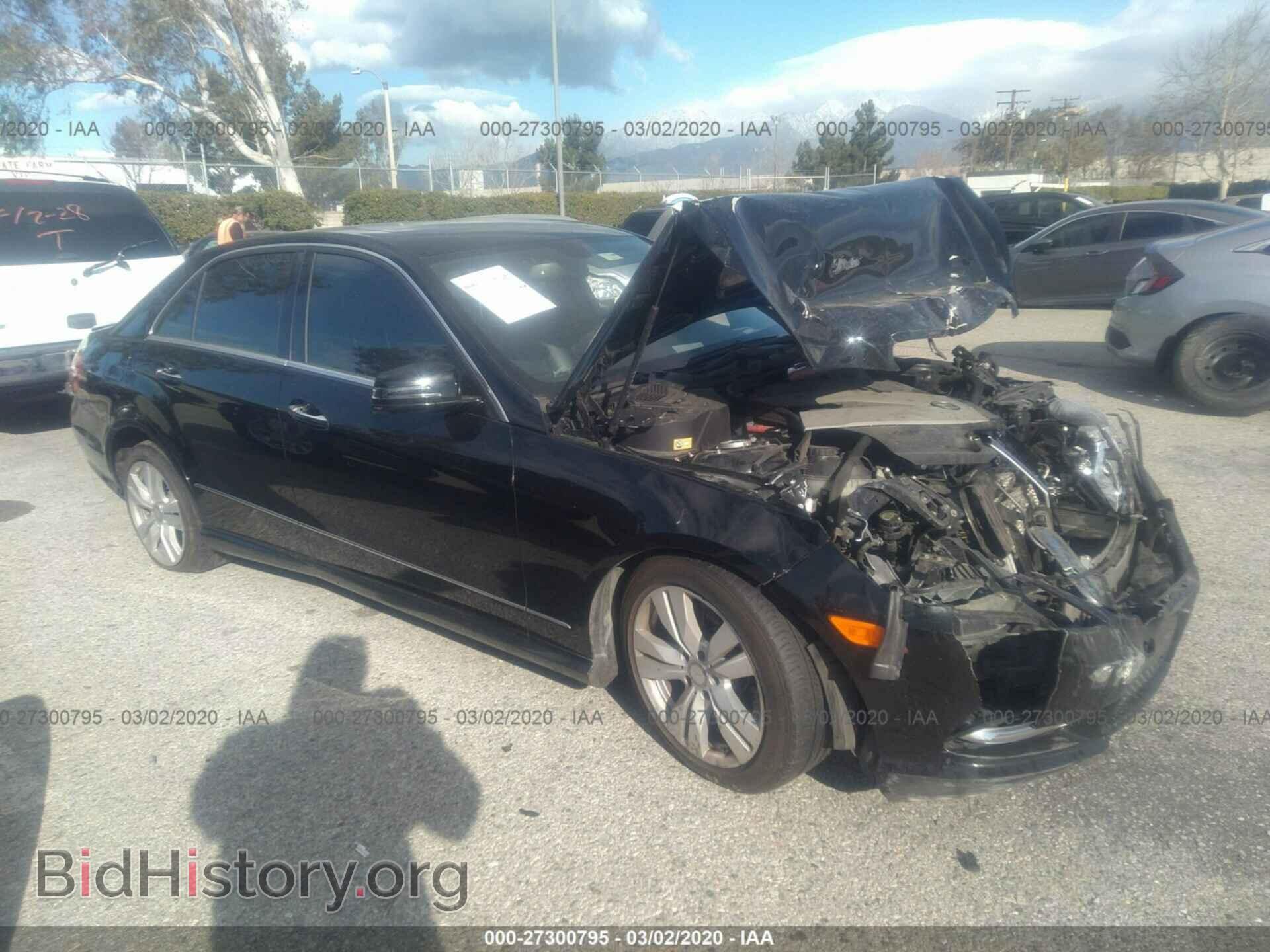 Photo WDDHF2EB9DA746928 - MERCEDES-BENZ E 2013