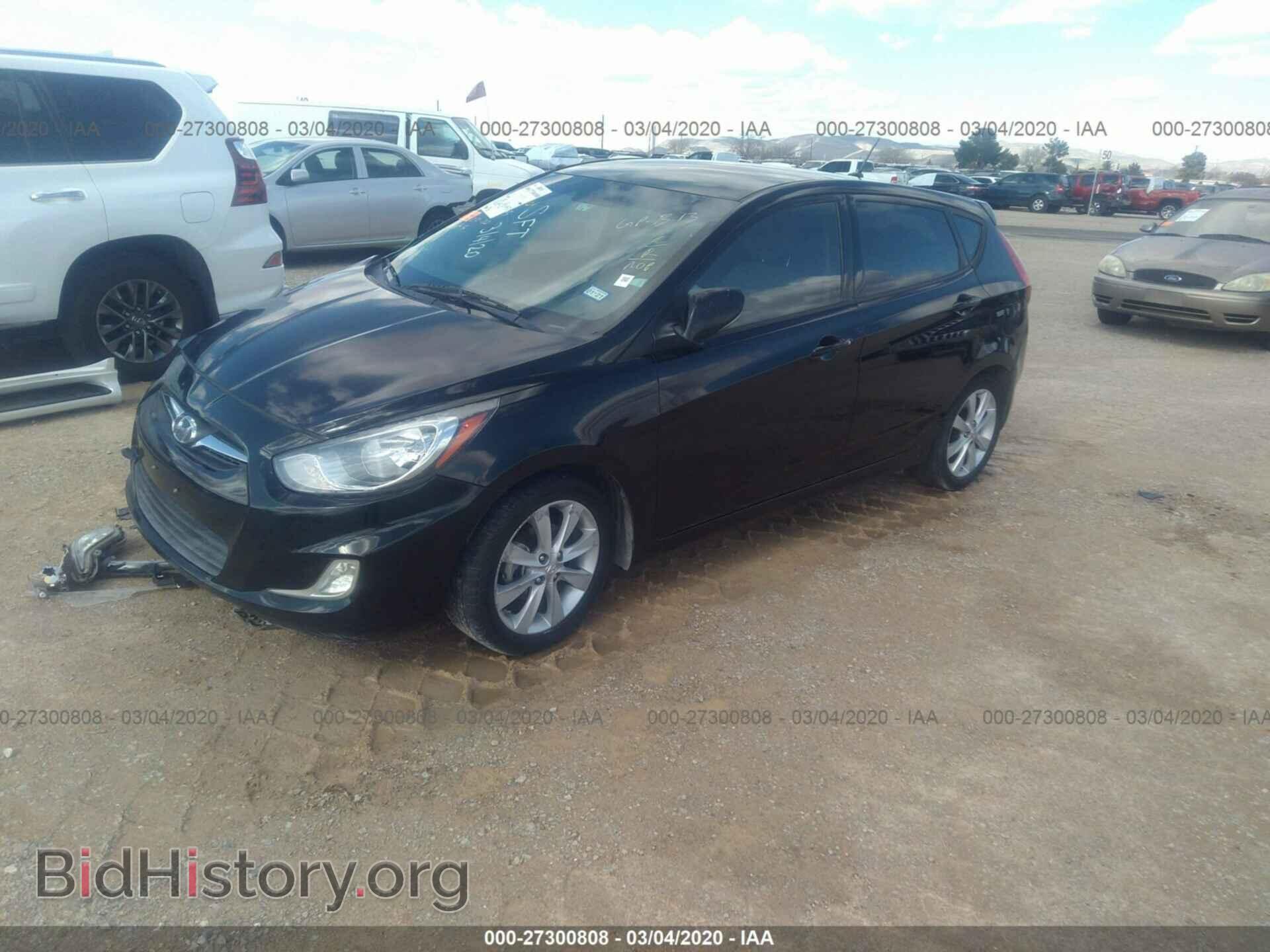 2013 HYUNDAI ACCENT - VIN: KMHCU5AE7DU075443 - Фото 2