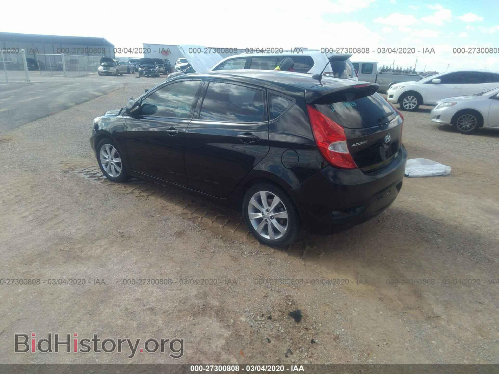2013 HYUNDAI ACCENT - VIN: KMHCU5AE7DU075443 - Фото 3