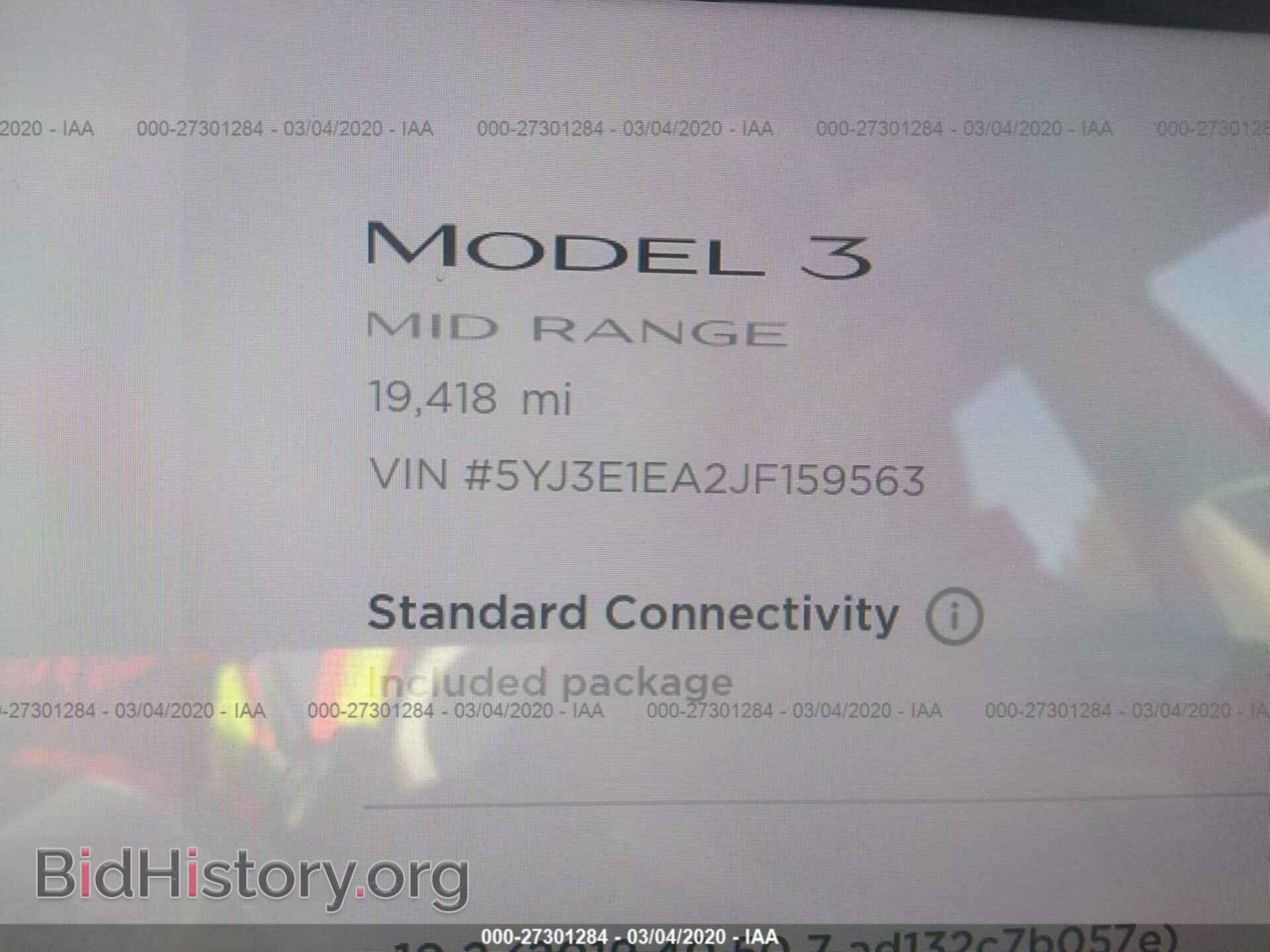 2018 TESLA MODEL 3 - VIN: 5YJ3E1EA2JF159563 - Photo 7