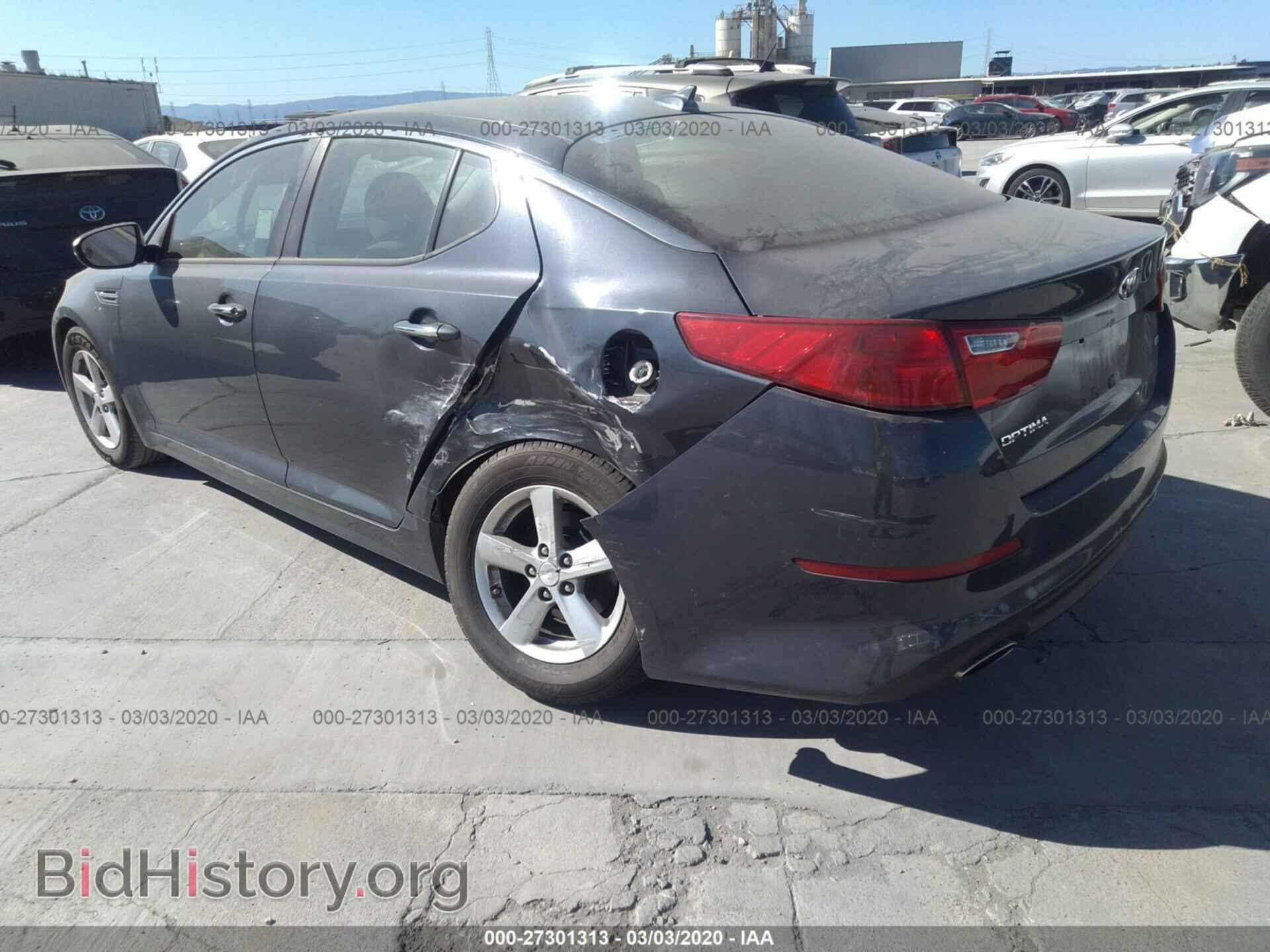 2015 KIA OPTIMA - VIN: KNAGM4A74F5601619 - Photo 3
