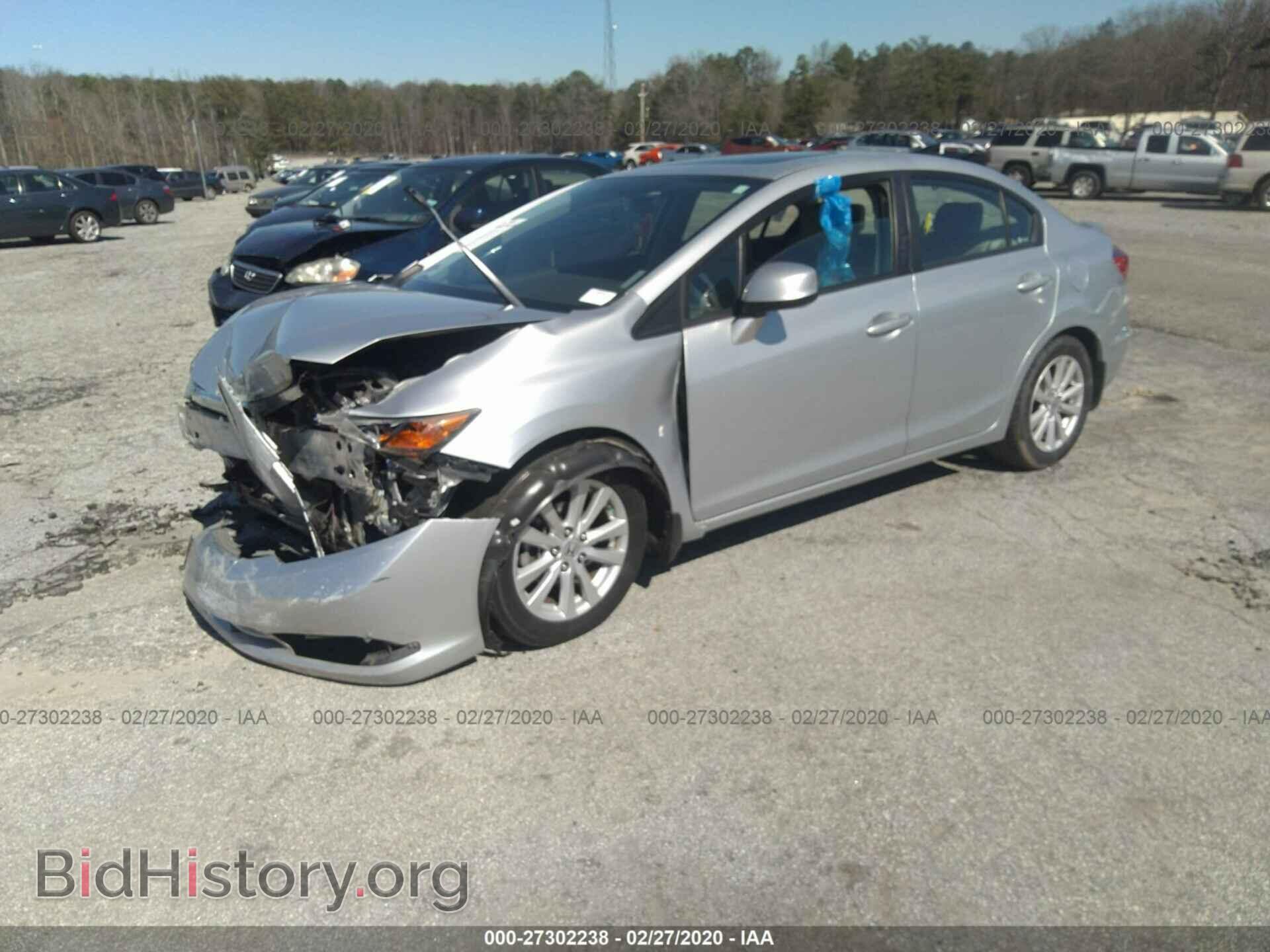 2012 HONDA CIVIC - VIN: 2HGFB2F92CH544216 - Фото 2