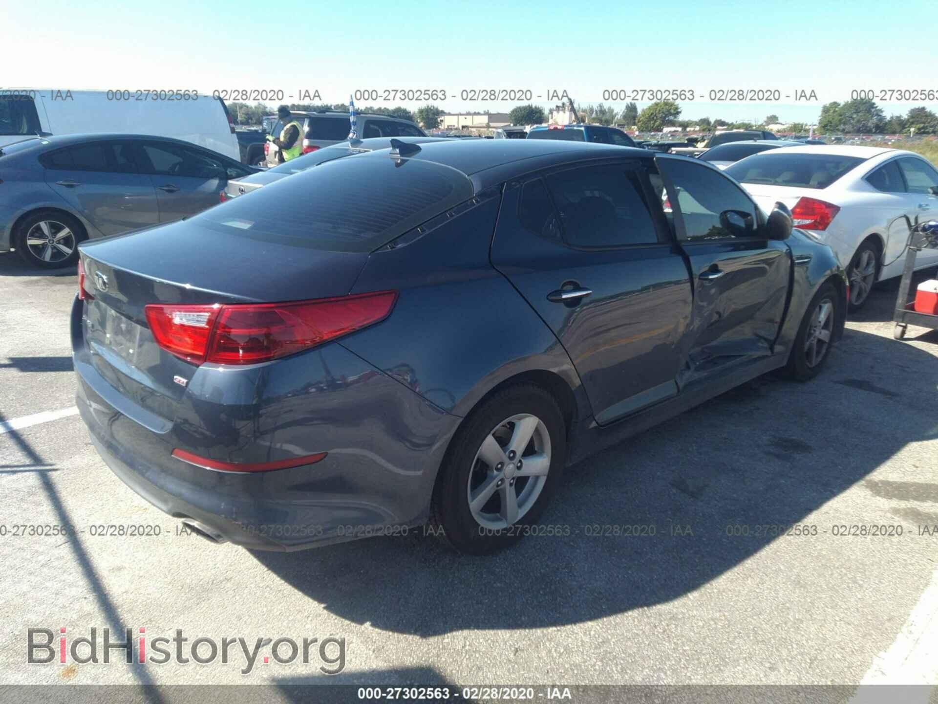 2015 KIA OPTIMA - VIN: 5XXGM4A75FG366551 - Фото 4