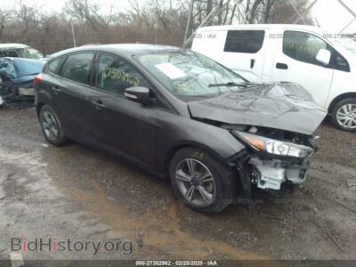 2016 Ford FOCUS SE, gray — VIN 1FADP3KE2GL305585, IAAI