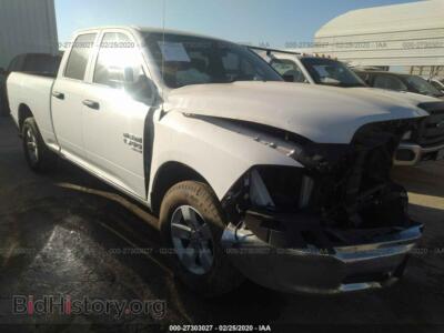 2019 RAM 1500 CLASSIC Tradesman, белый — VIN 1C6RR6FG8KS514911, IAAI