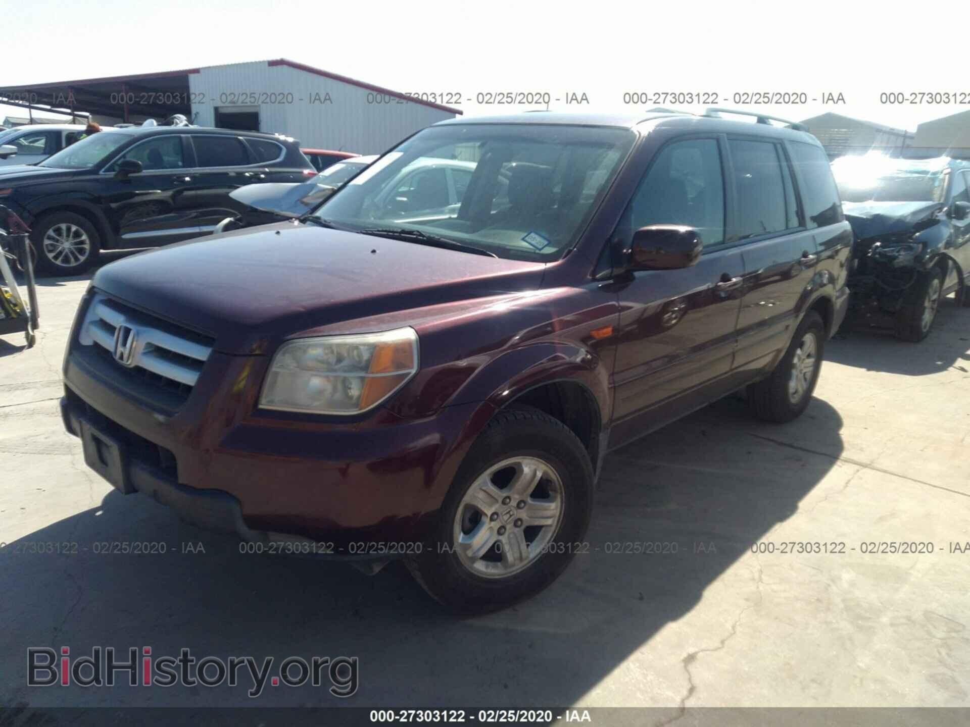 2008 HONDA PILOT - VIN: 5FNYF28208B001617 - Фото 2