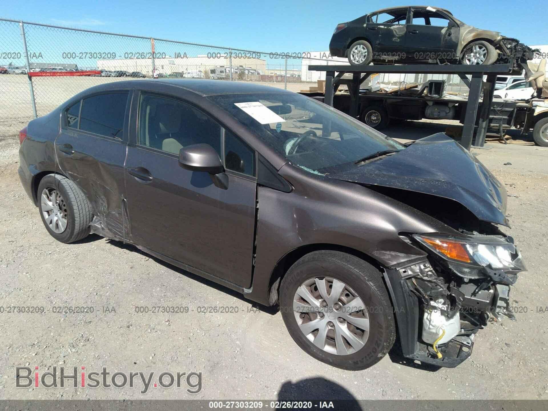 Photo JHMFB2F57CS006176 - HONDA CIVIC 2012