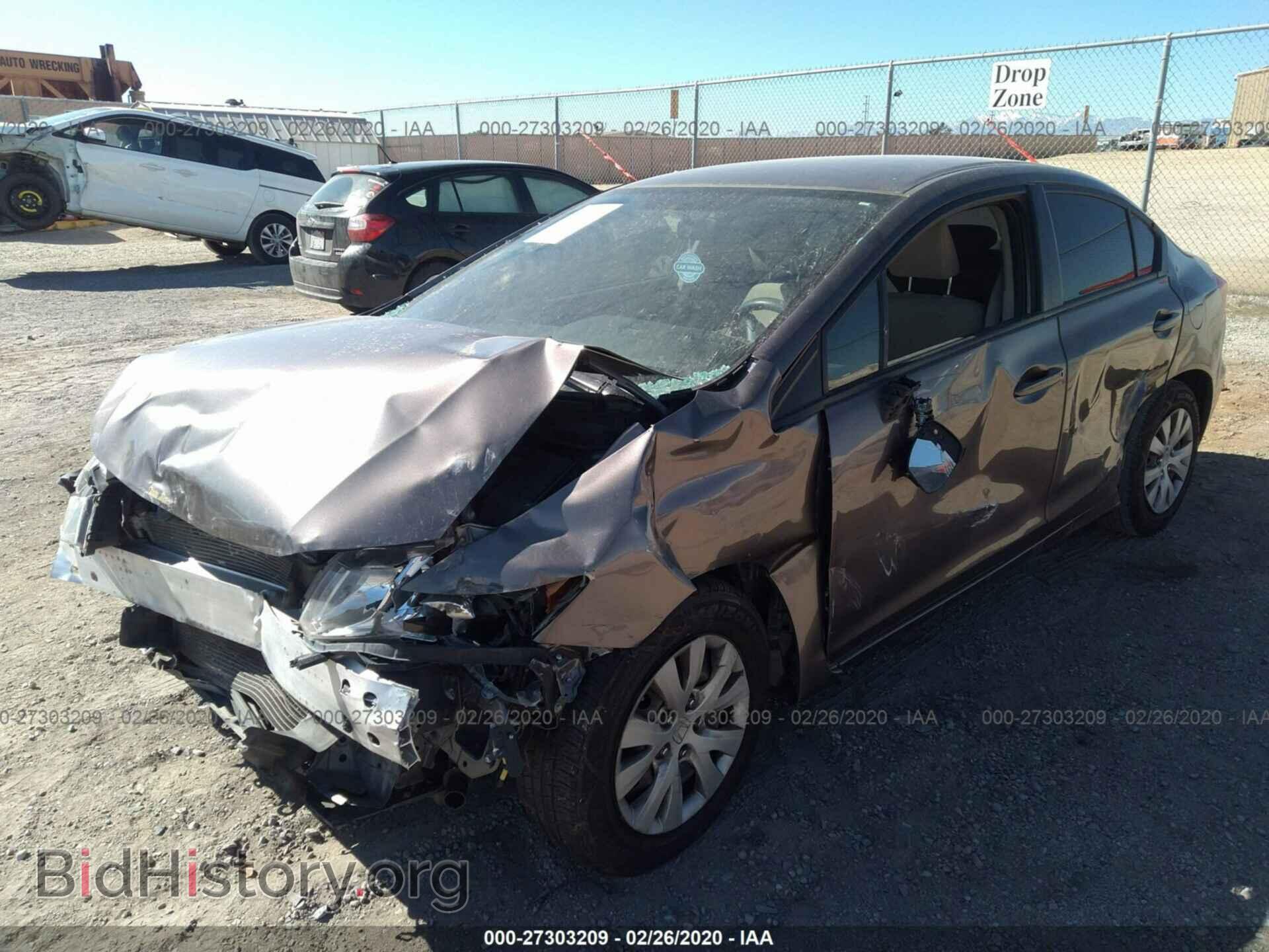2012 HONDA CIVIC - VIN: JHMFB2F57CS006176 - Photo 2