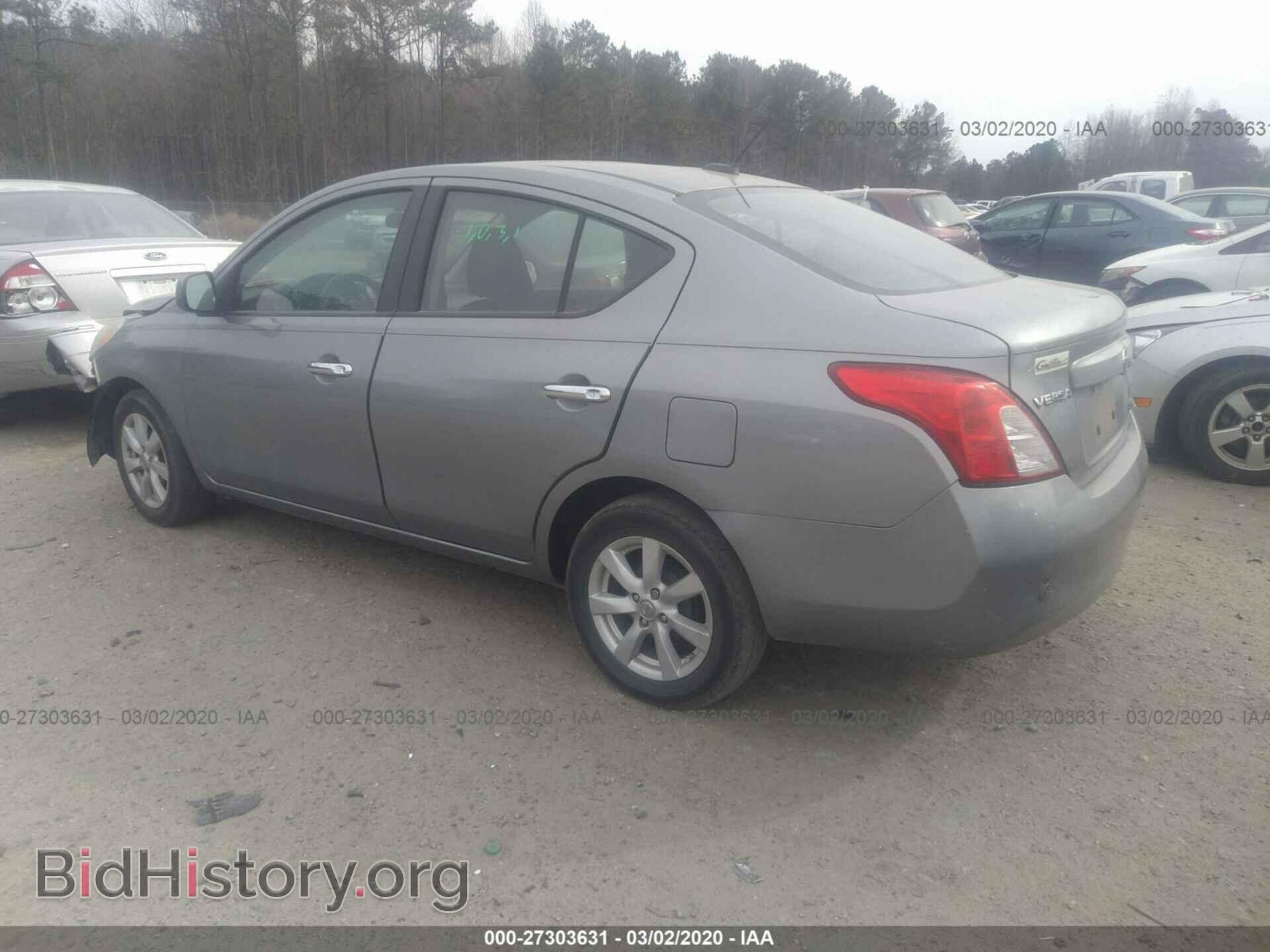 2012 NISSAN VERSA - VIN: 3N1CN7AP0CL803498 - Фото 3