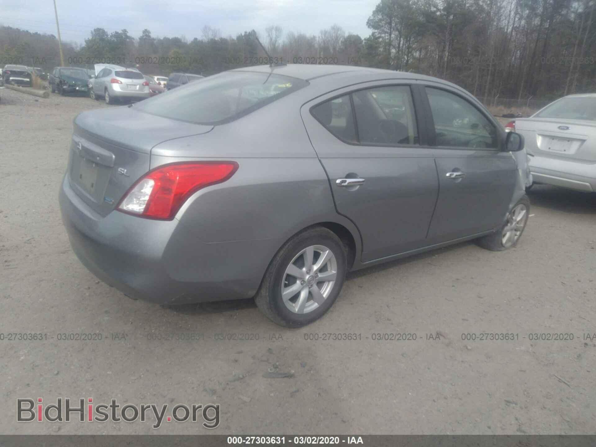 2012 NISSAN VERSA - VIN: 3N1CN7AP0CL803498 - Фото 4