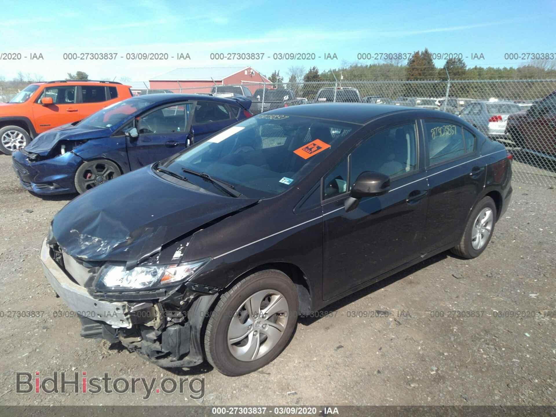 2013 HONDA CIVIC - VIN: 2HGFB2F57DH577498 - Photo 2
