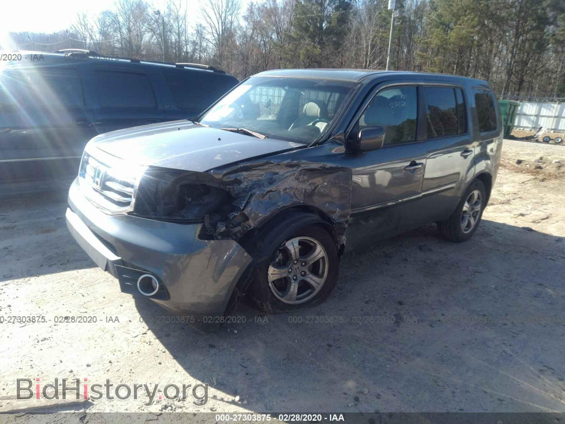 2012 HONDA PILOT - VIN: 5FNYF3H47CB020018 - Фото 2
