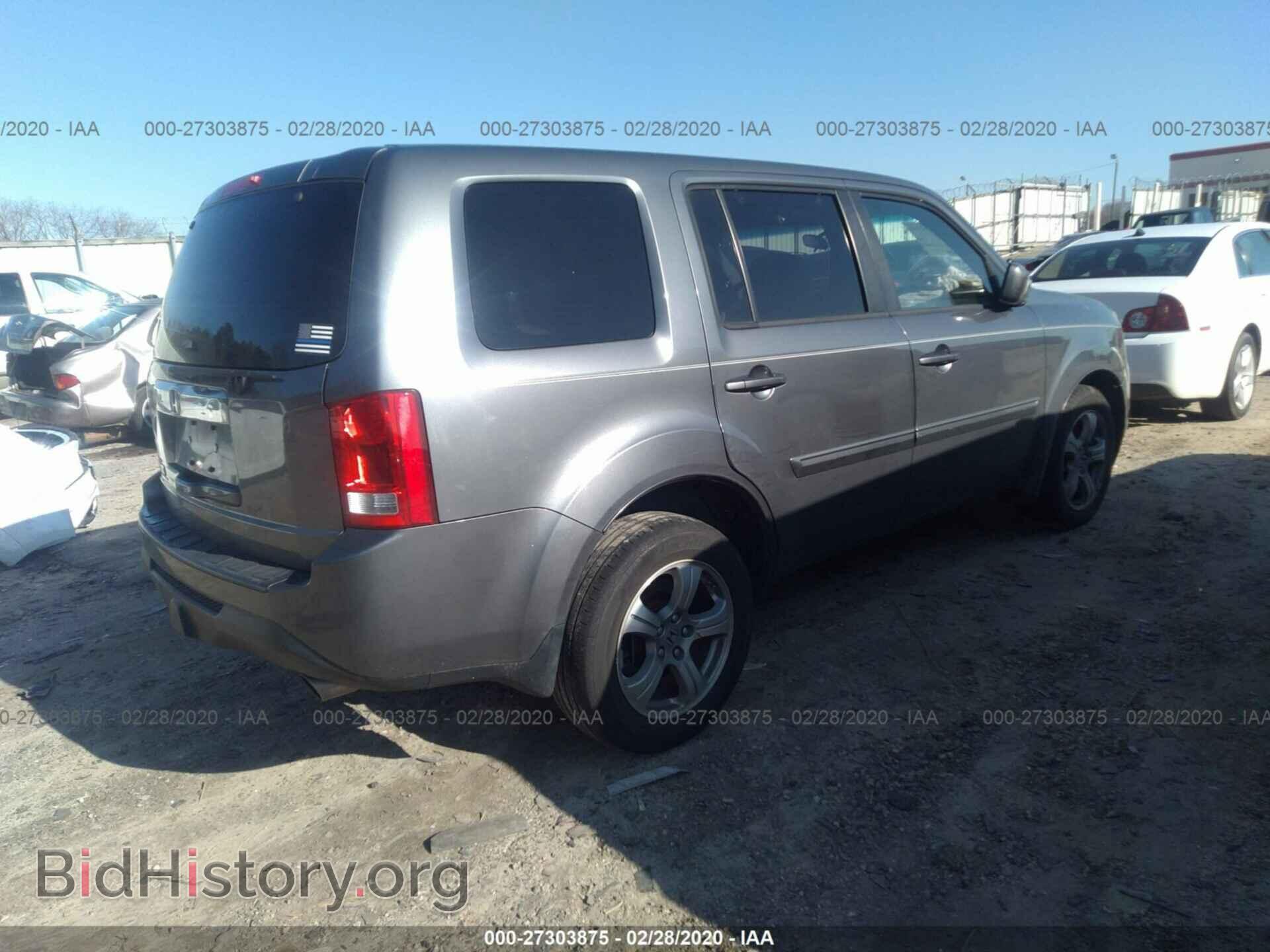 2012 HONDA PILOT - VIN: 5FNYF3H47CB020018 - Фото 4