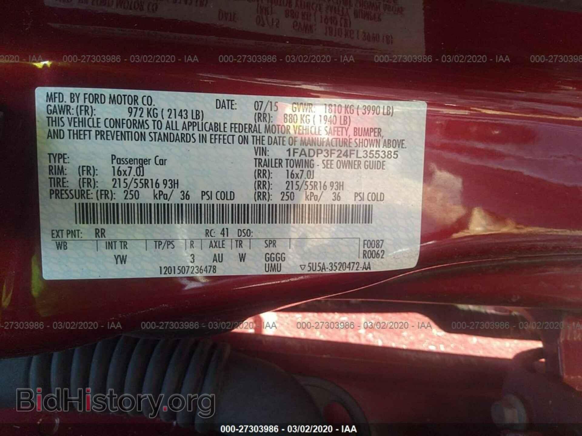 2015 FORD FOCUS - VIN: 1FADP3F24FL355385 - Photo 9
