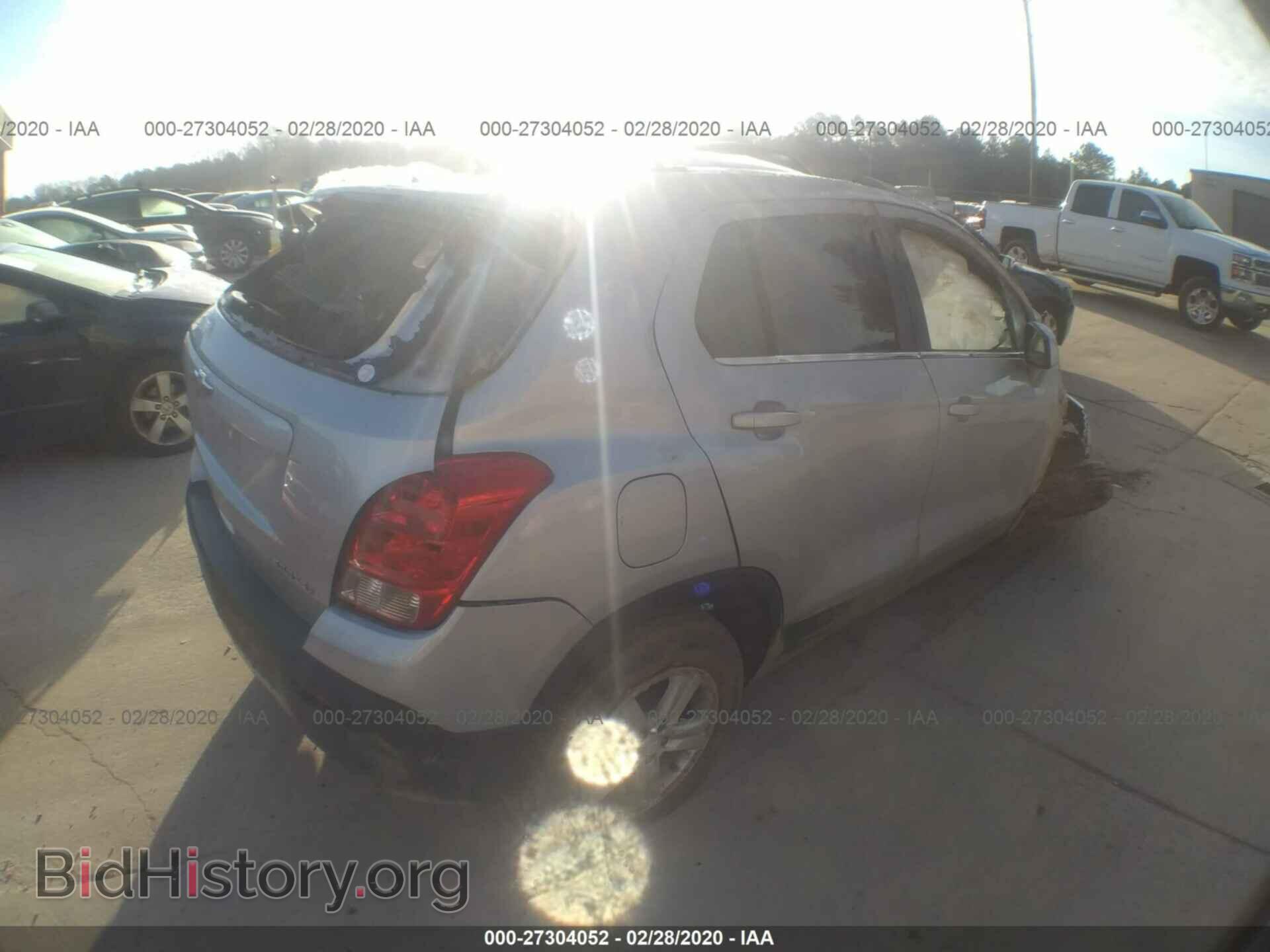 2016 CHEVROLET TRAX - VIN: 3GNCJLSB1GL166316 - Photo 4