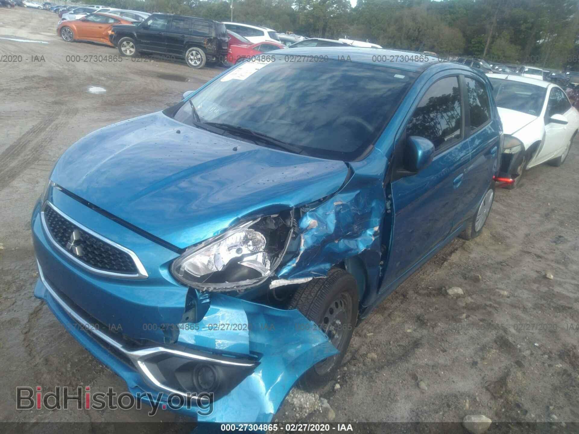 2019 MITSUBISHI MIRAGE - VIN: ML32A3HJ6KH011693 - Фото 2