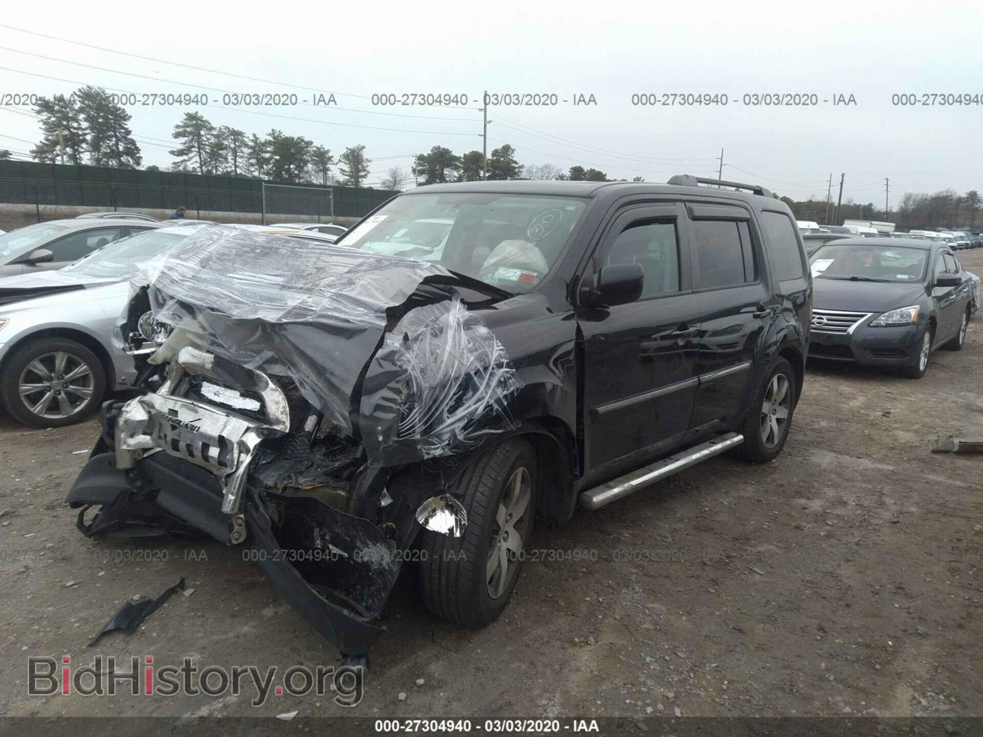 2013 HONDA PILOT - VIN: 5FNYF4H9XDB045269 - Фото 2