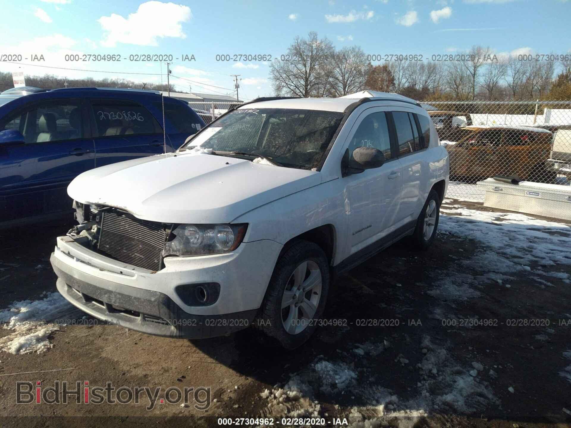 2014 JEEP COMPASS - VIN: 1C4NJDBB8ED828399 - Фото 2