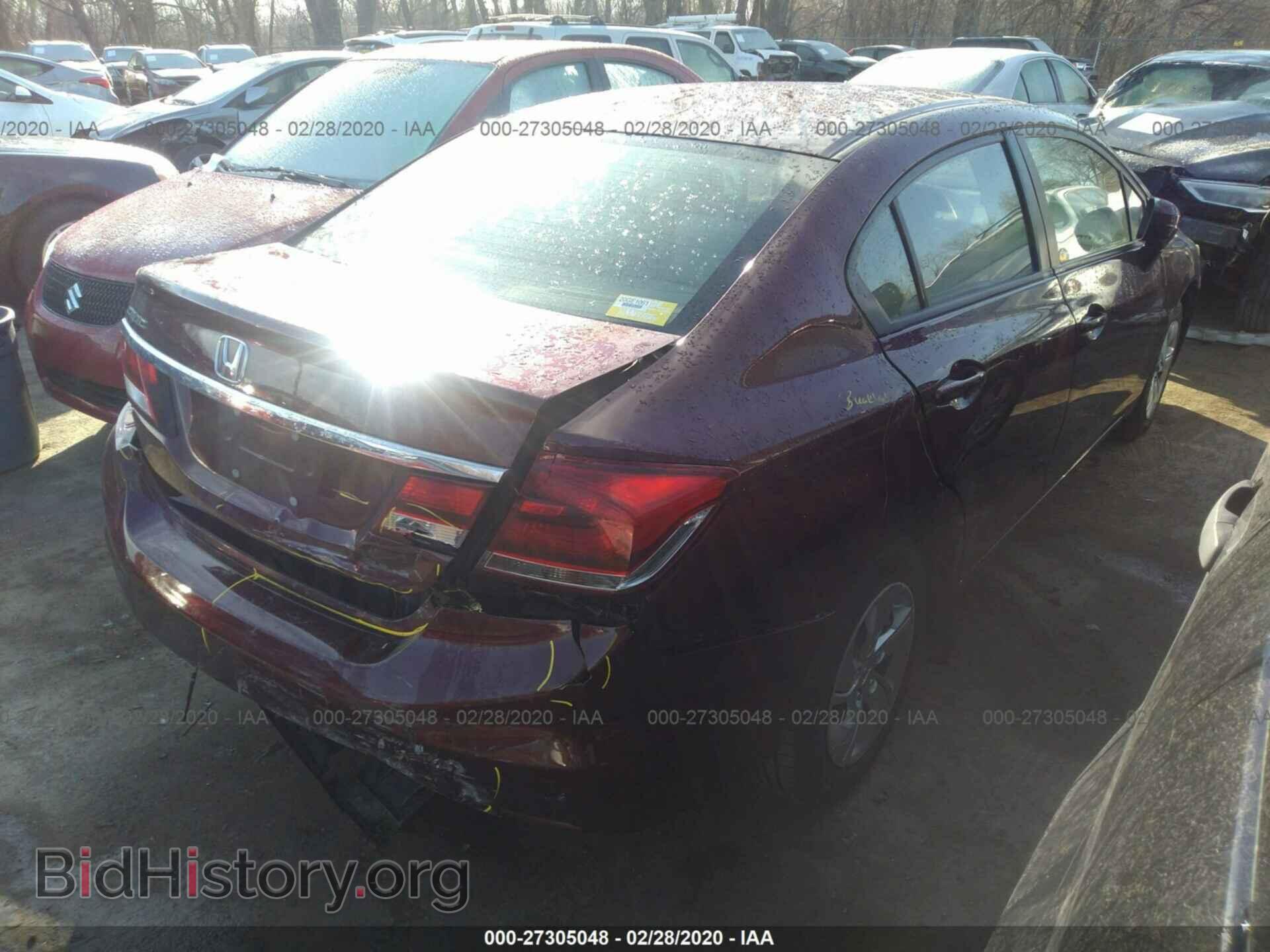2014 HONDA CIVIC - VIN: 2HGFB2F53EH504968 - Фото 4