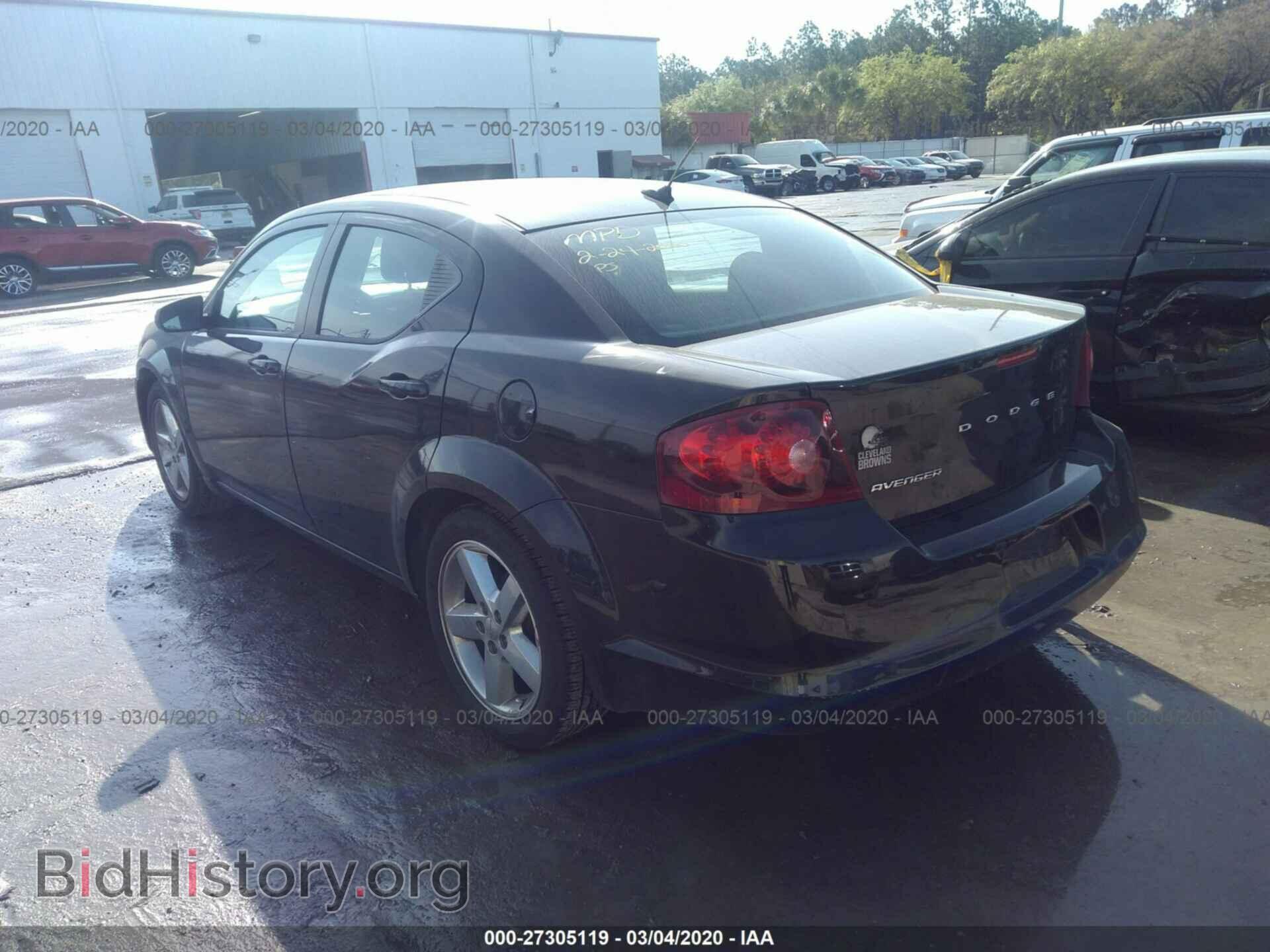 2013 DODGE AVENGER - VIN: 1C3CDZAB2DN585179 - Фото 3