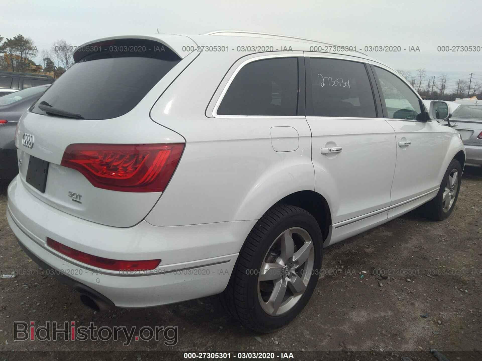 2014 AUDI Q7 - VIN: WA1LGAFE0ED011561 - Фото 4